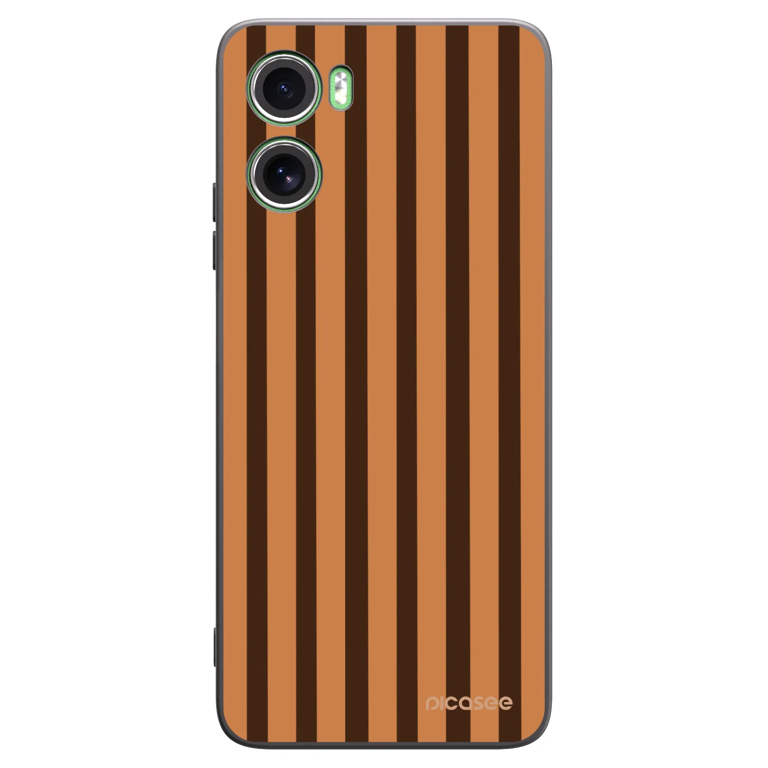 Picasee silikonski črni ovitek za Motorola Moto G06 - Caramel lines