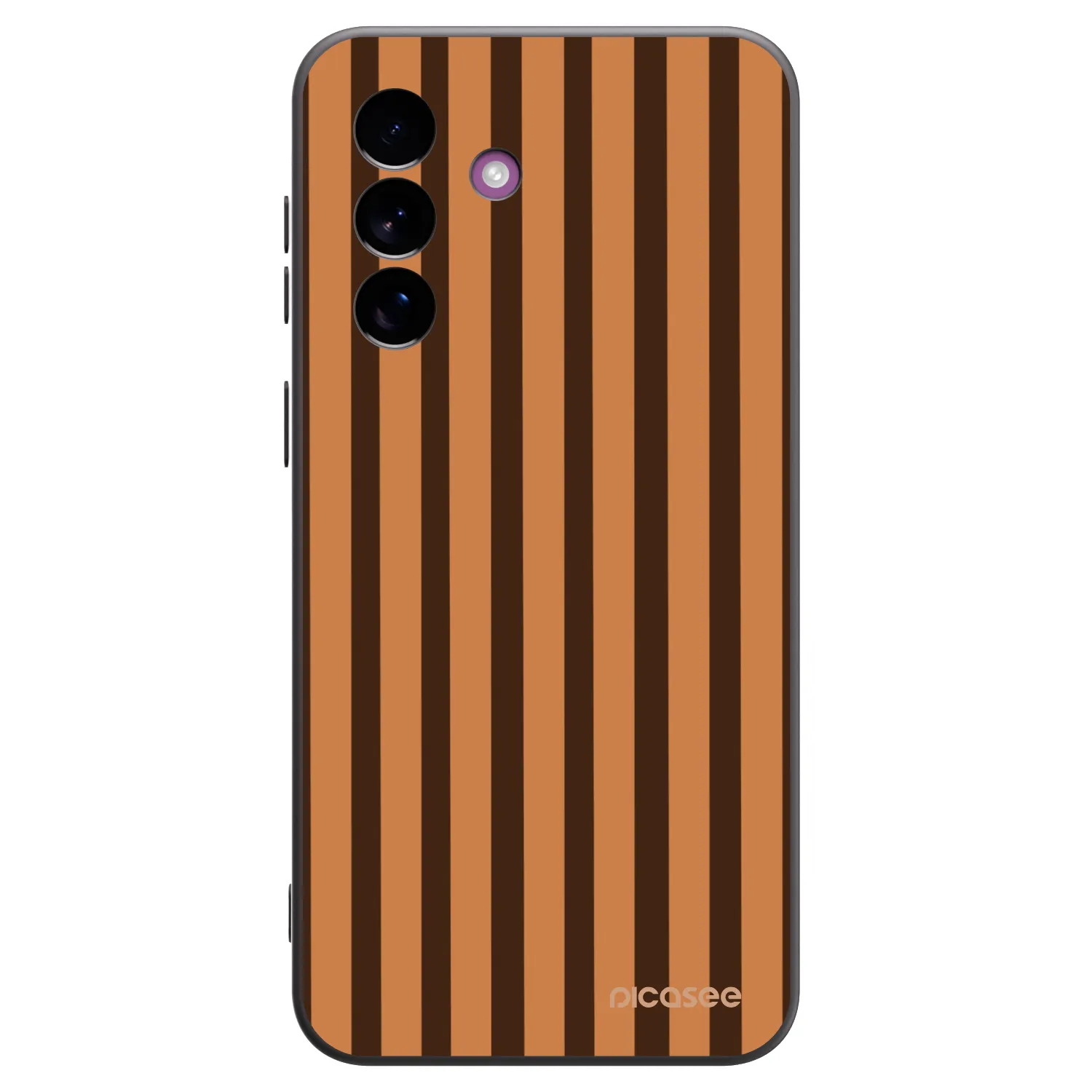 Picasee silikonski črni ovitek za Samsung Galaxy A37 - Caramel lines