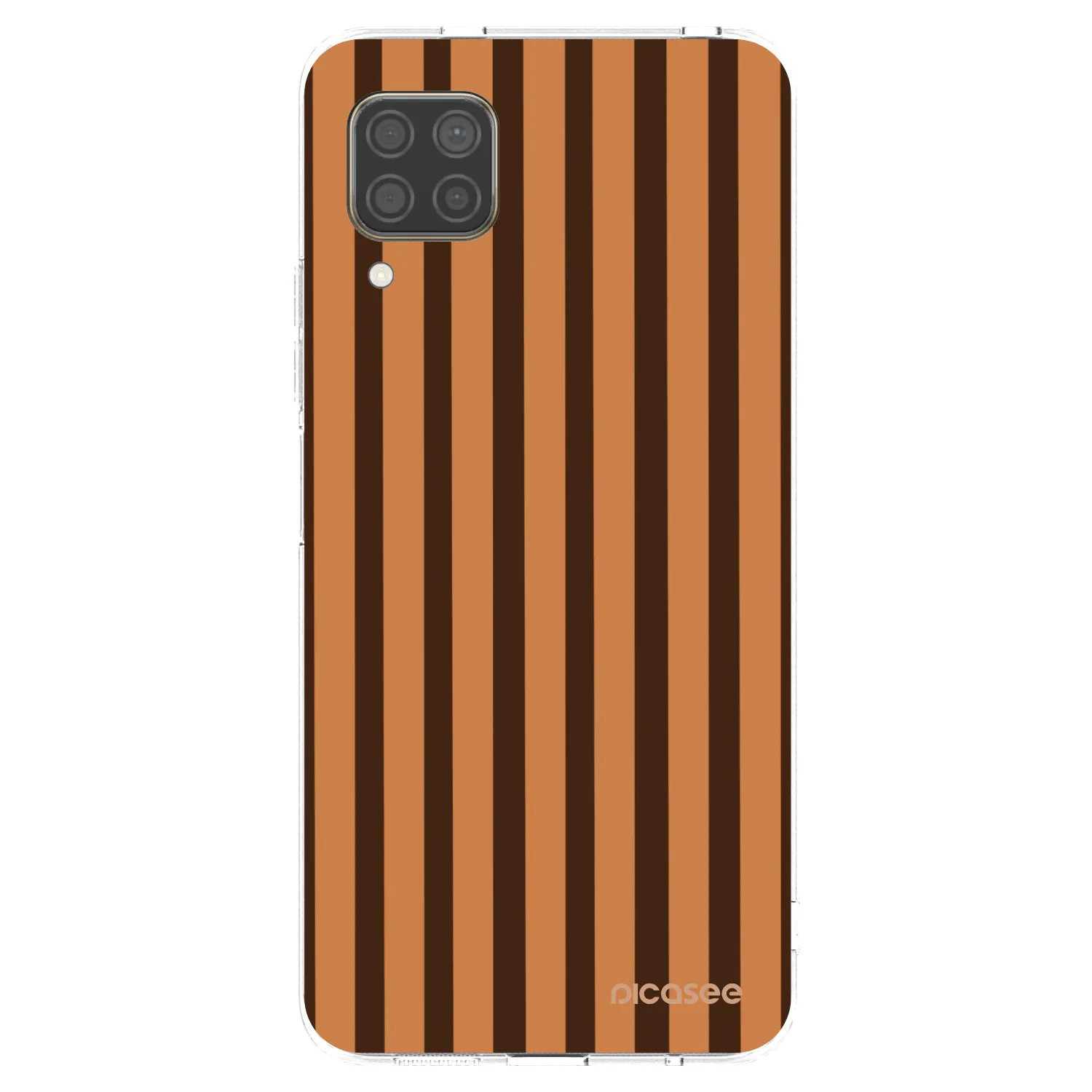 Picasee silikonski prozorni ovitek za Huawei P40 Lite - Caramel lines