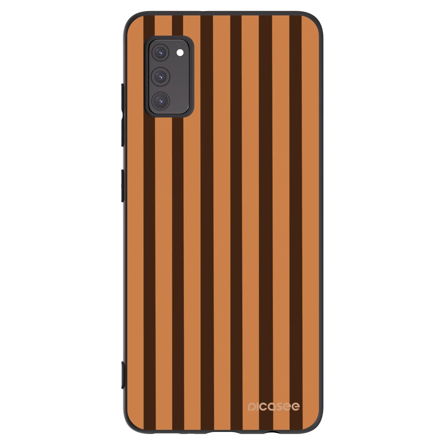 Picasee silikonski črni ovitek za Samsung Galaxy A41 A415F - Caramel lines