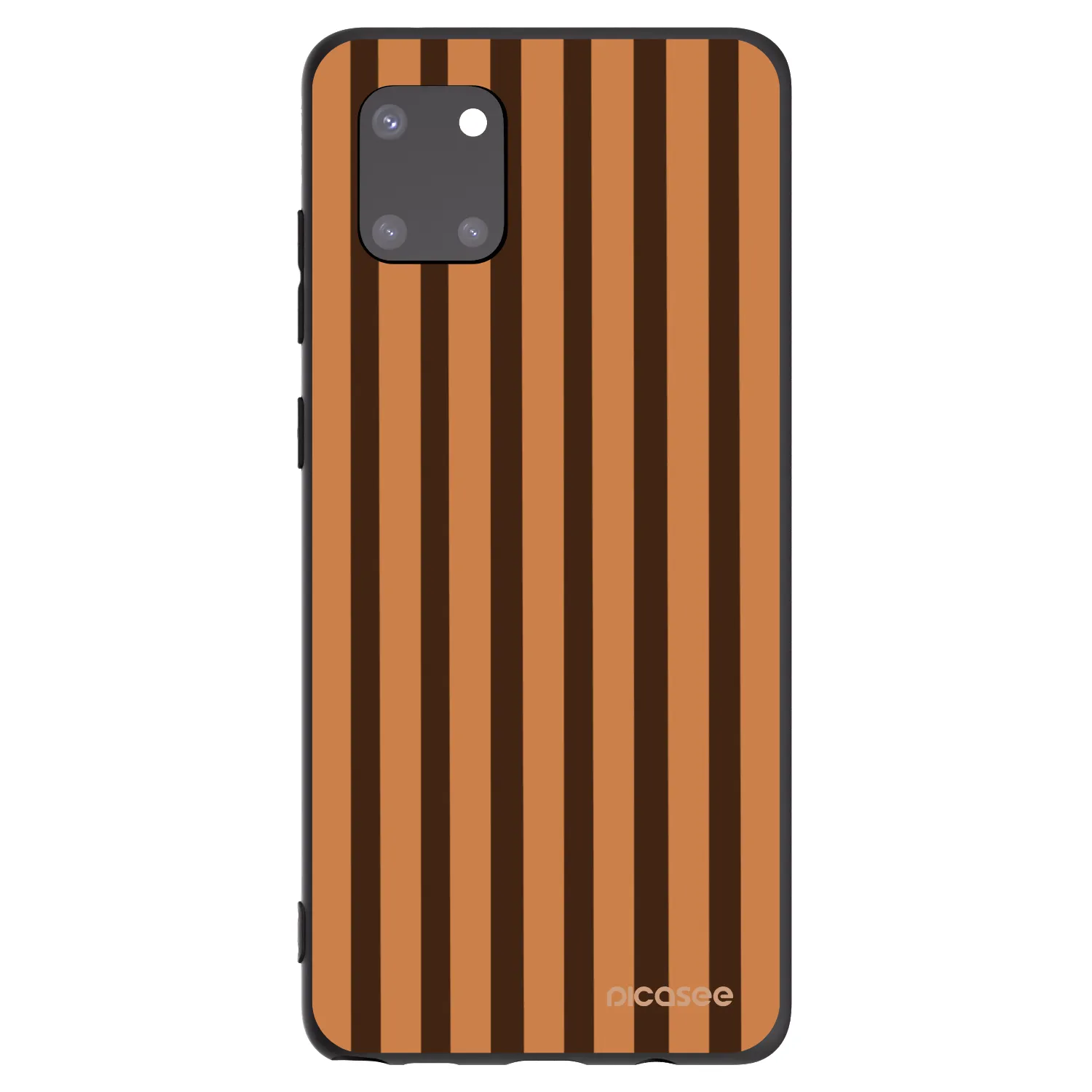 Picasee silikonski črni ovitek za Samsung Galaxy Note 10 Lite N770F - Caramel lines