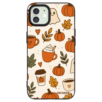 Picasee silikonski črni ovitek za Apple iPhone 12 - Fall vibes