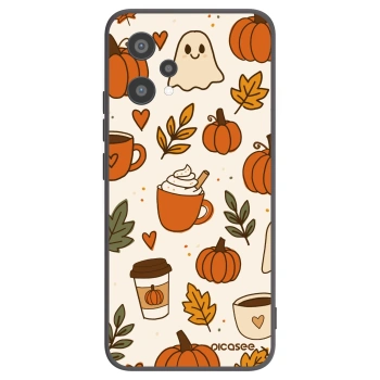 Picasee silikonski črni ovitek za Realme 9 Pro 5G - Fall vibes