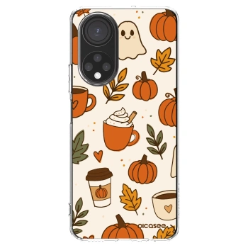 Picasee silikonski prozorni ovitek za Honor X7 - Fall vibes