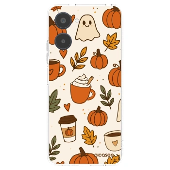 Picasee silikonski prozorni ovitek za Realme 10 4G - Fall vibes