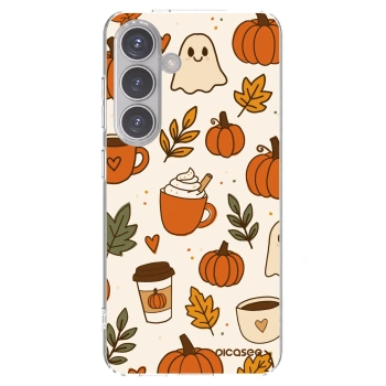 Picasee silikonski prozorni ovitek za Samsung Galaxy S24 S921B 5G - Fall vibes