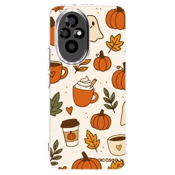 Picasee silikonski prozorni ovitek za Honor 200 5G - Fall vibes