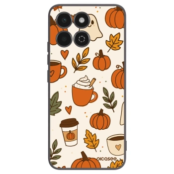 Picasee silikonski črni ovitek za Honor 200 Smart 5G - Fall vibes