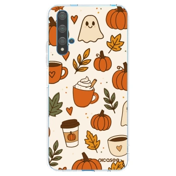 Picasee silikonski prozorni ovitek za Huawei Nova 5T - Fall vibes