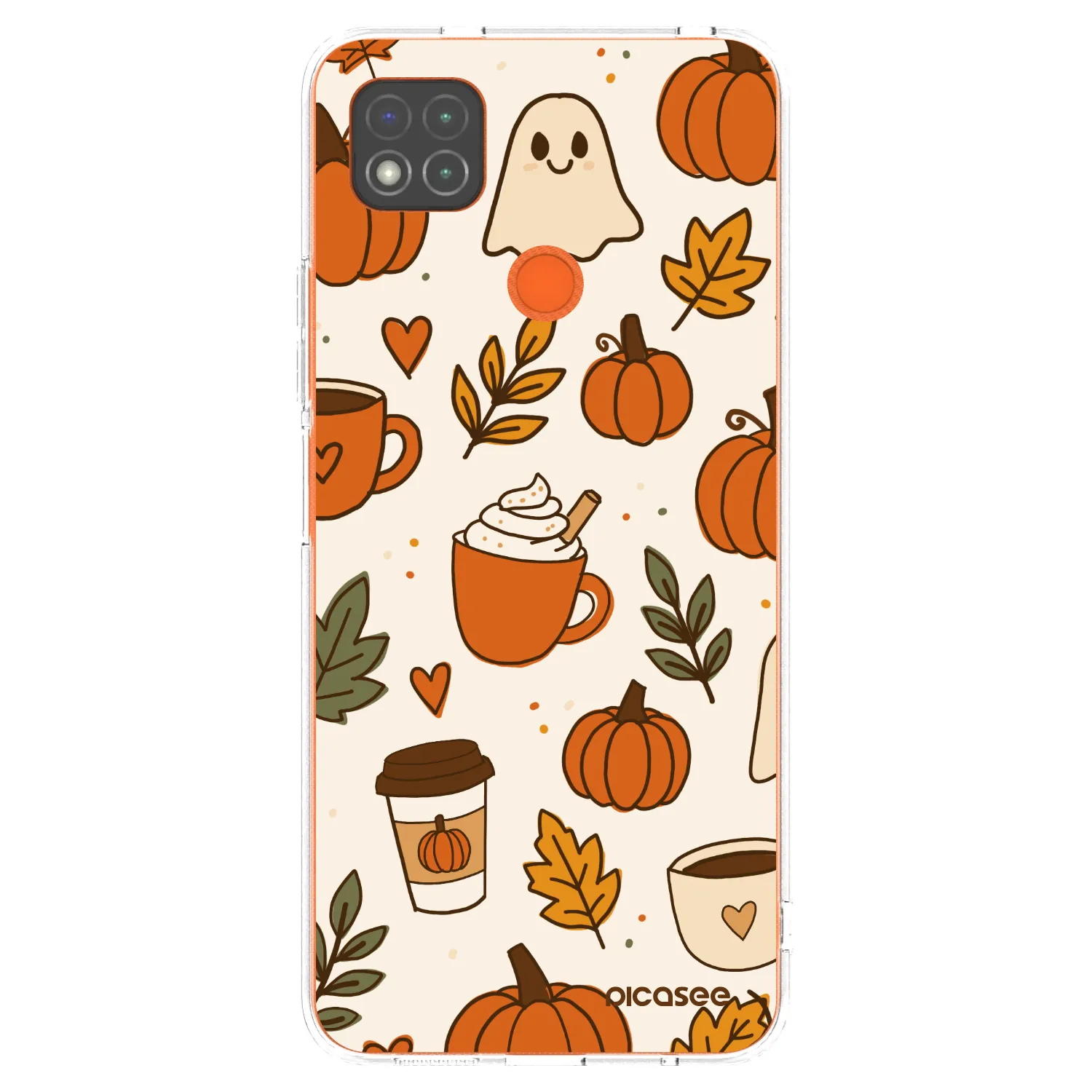 Picasee silikonski prozorni ovitek za Xiaomi Redmi 9C - Fall vibes