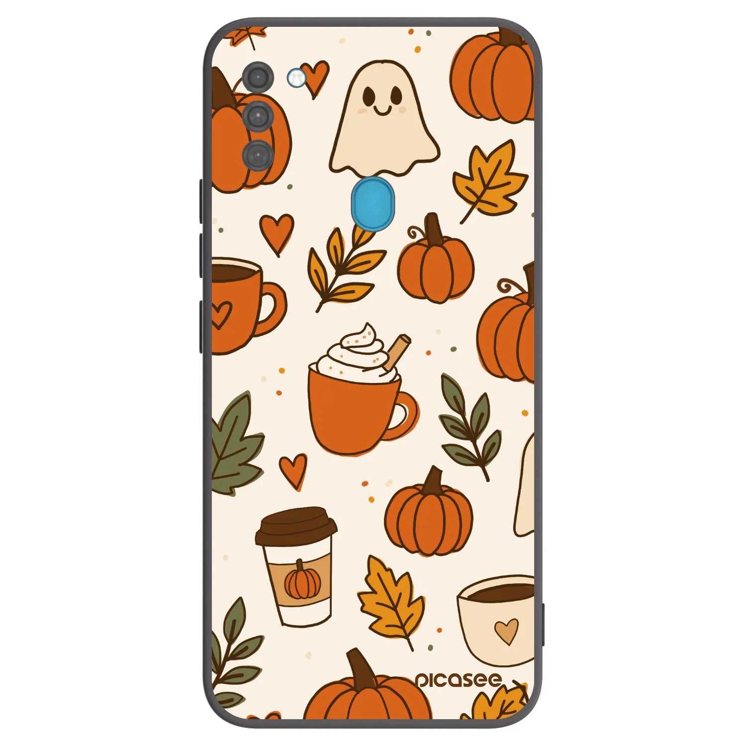 Picasee silikonski črni ovitek za Samsung Galaxy M11 - Fall vibes
