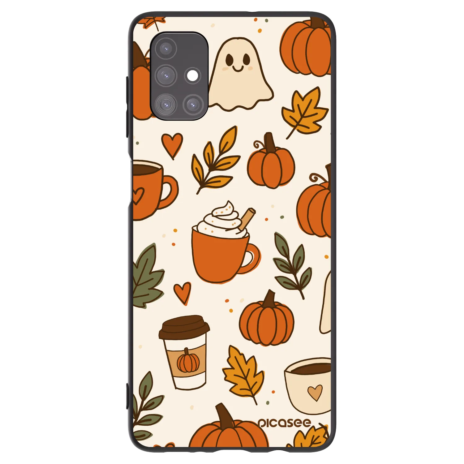 Picasee silikonski črni ovitek za Samsung Galaxy M51 M515F - Fall vibes