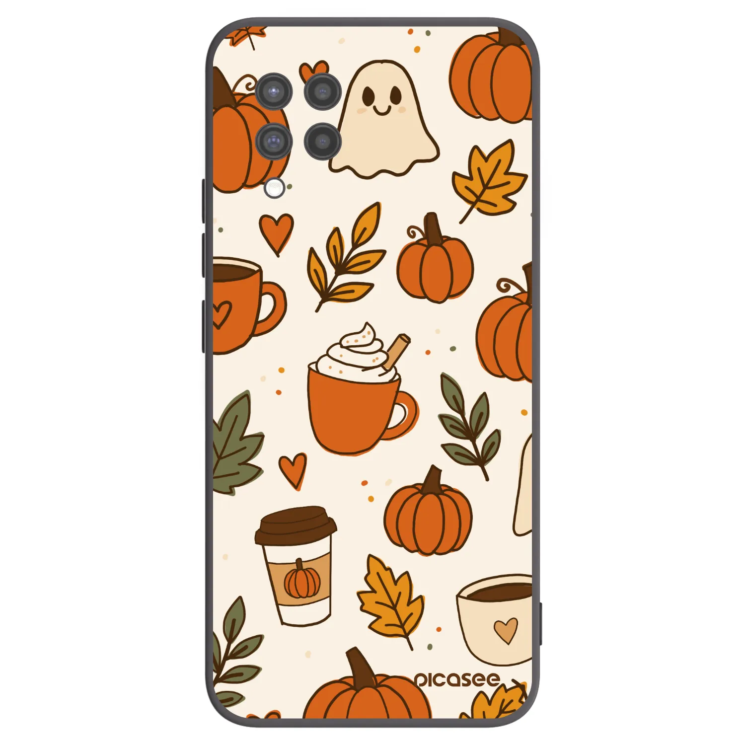 Picasee silikonski črni ovitek za Samsung Galaxy A42 A426B - Fall vibes