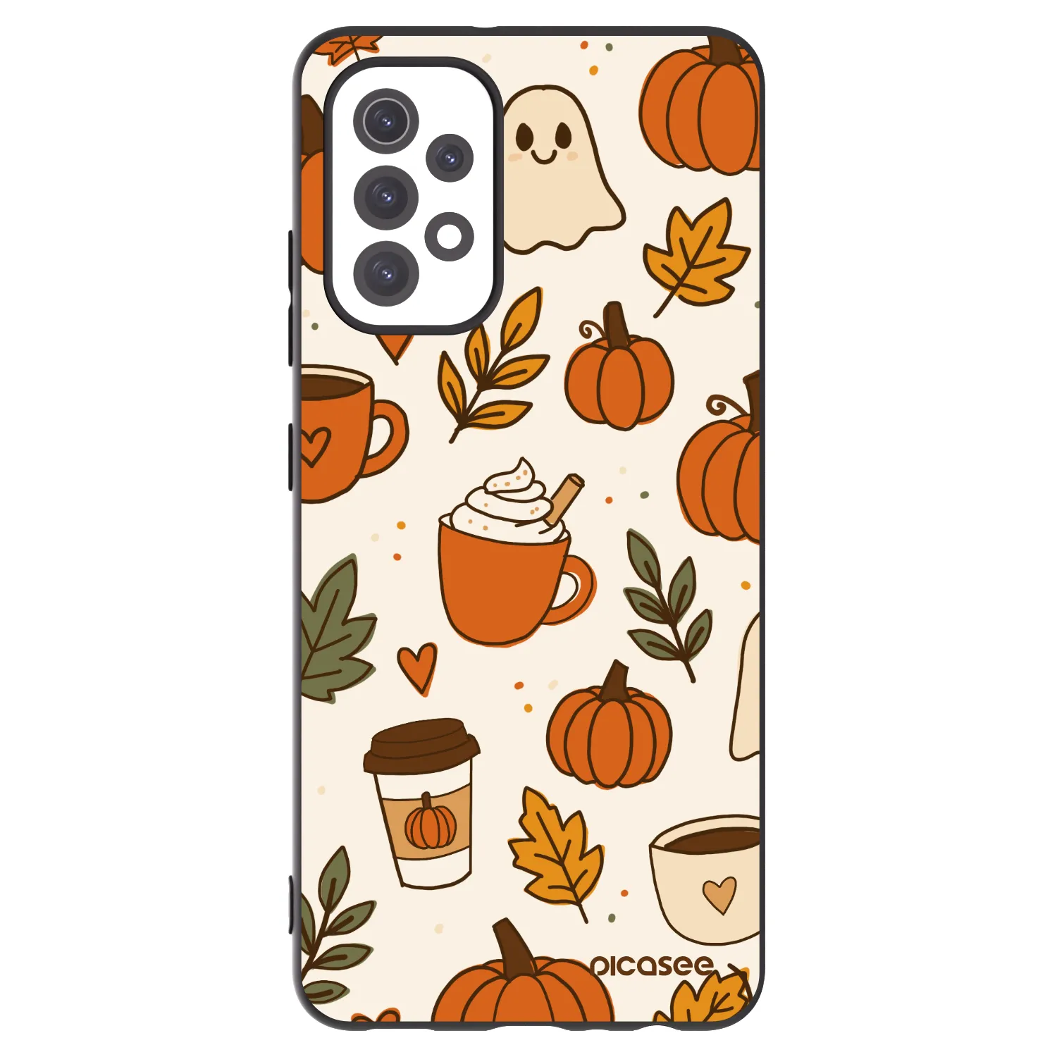 Picasee silikonski črni ovitek za Samsung Galaxy A32 5G A326B - Fall vibes