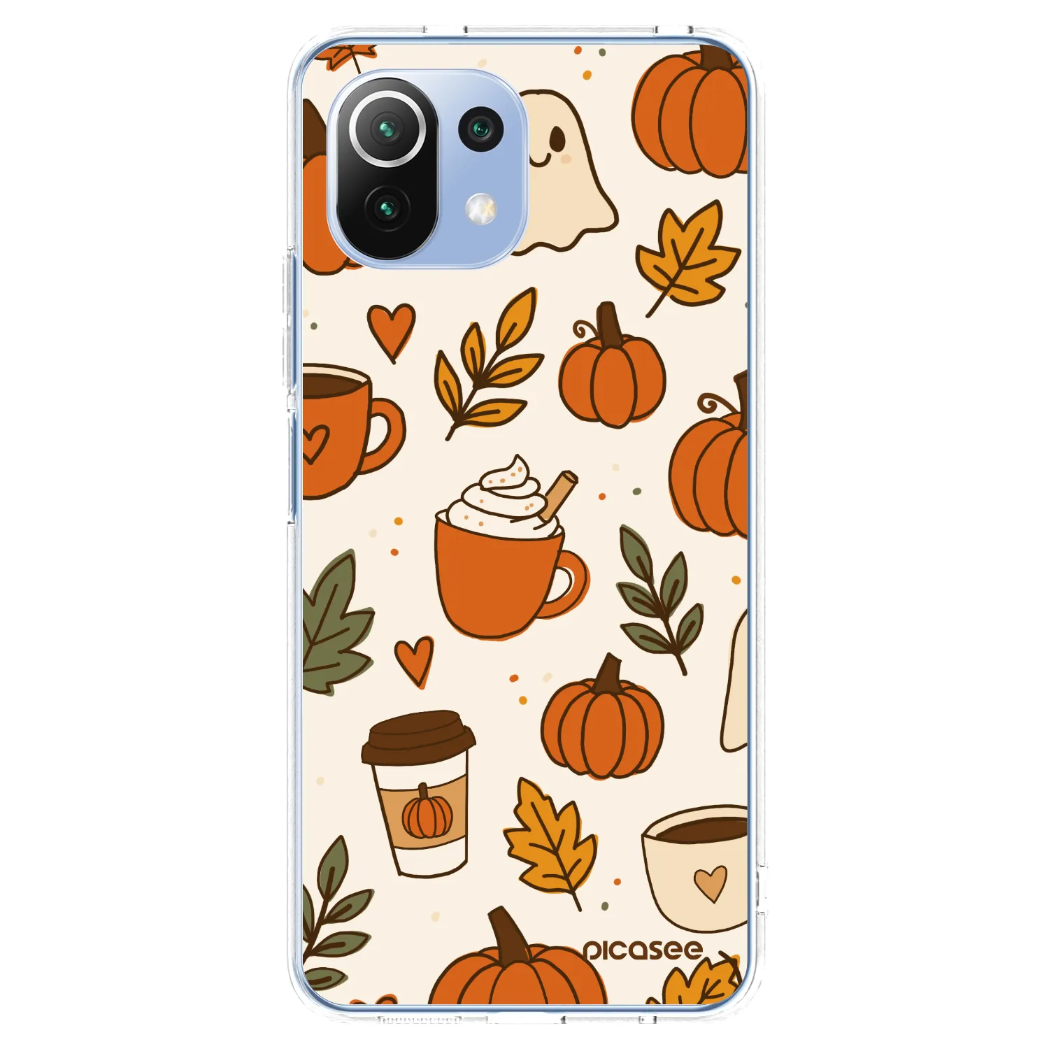 Picasee silikonski prozorni ovitek za Xiaomi Mi 11 Lite - Fall vibes