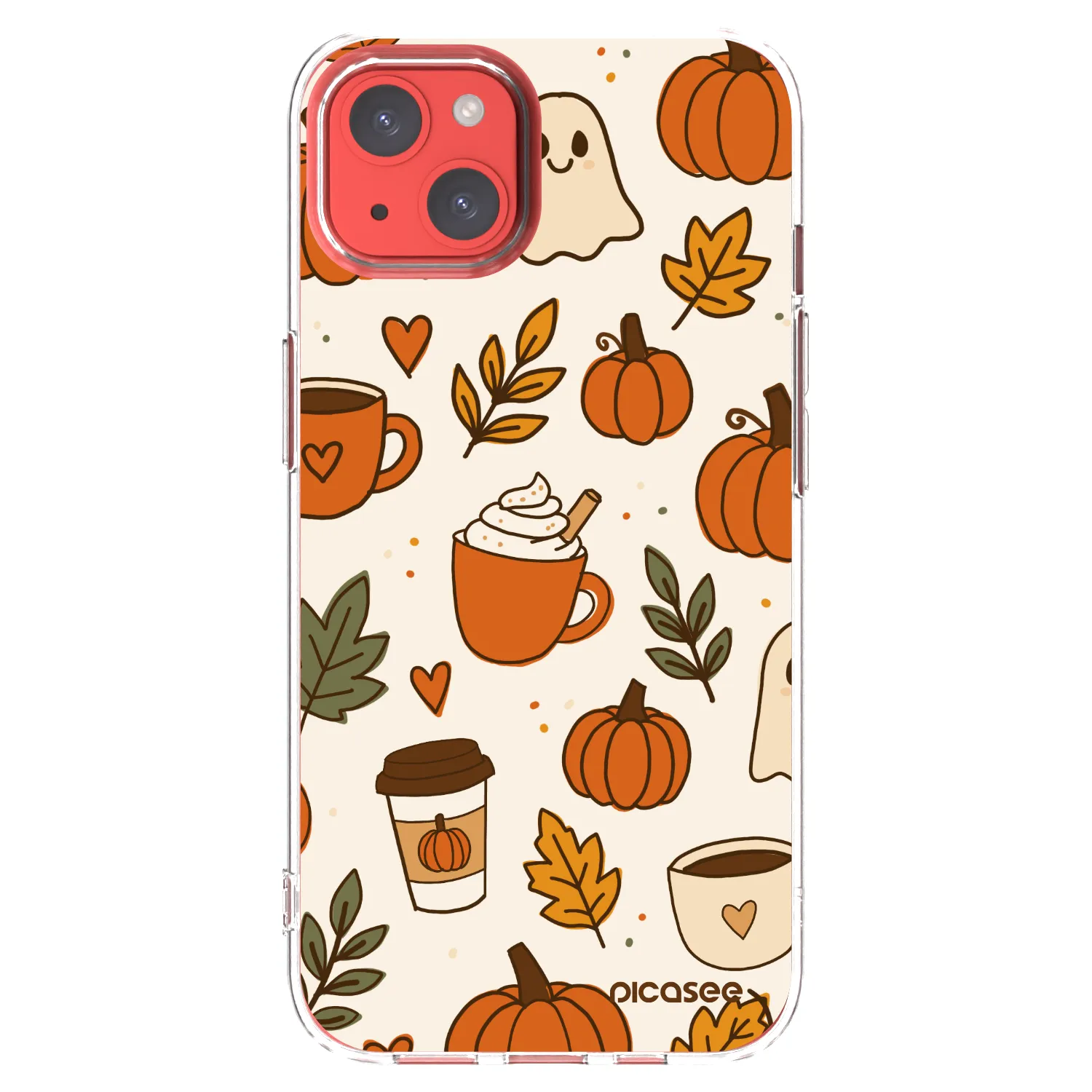 Picasee silikonski prozorni ovitek za Apple iPhone 13 - Fall vibes