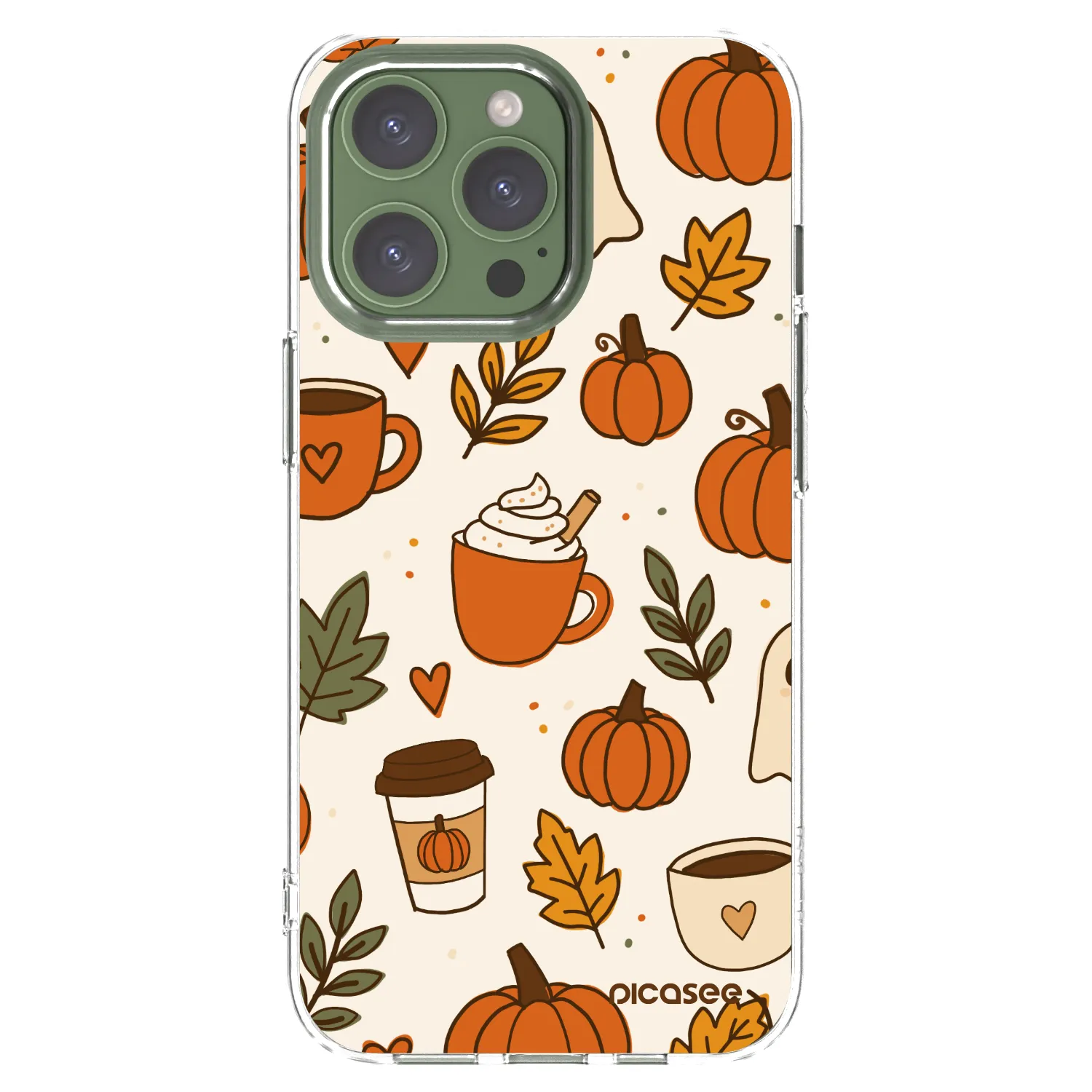 Picasee silikonski prozorni ovitek za Apple iPhone 13 Pro - Fall vibes