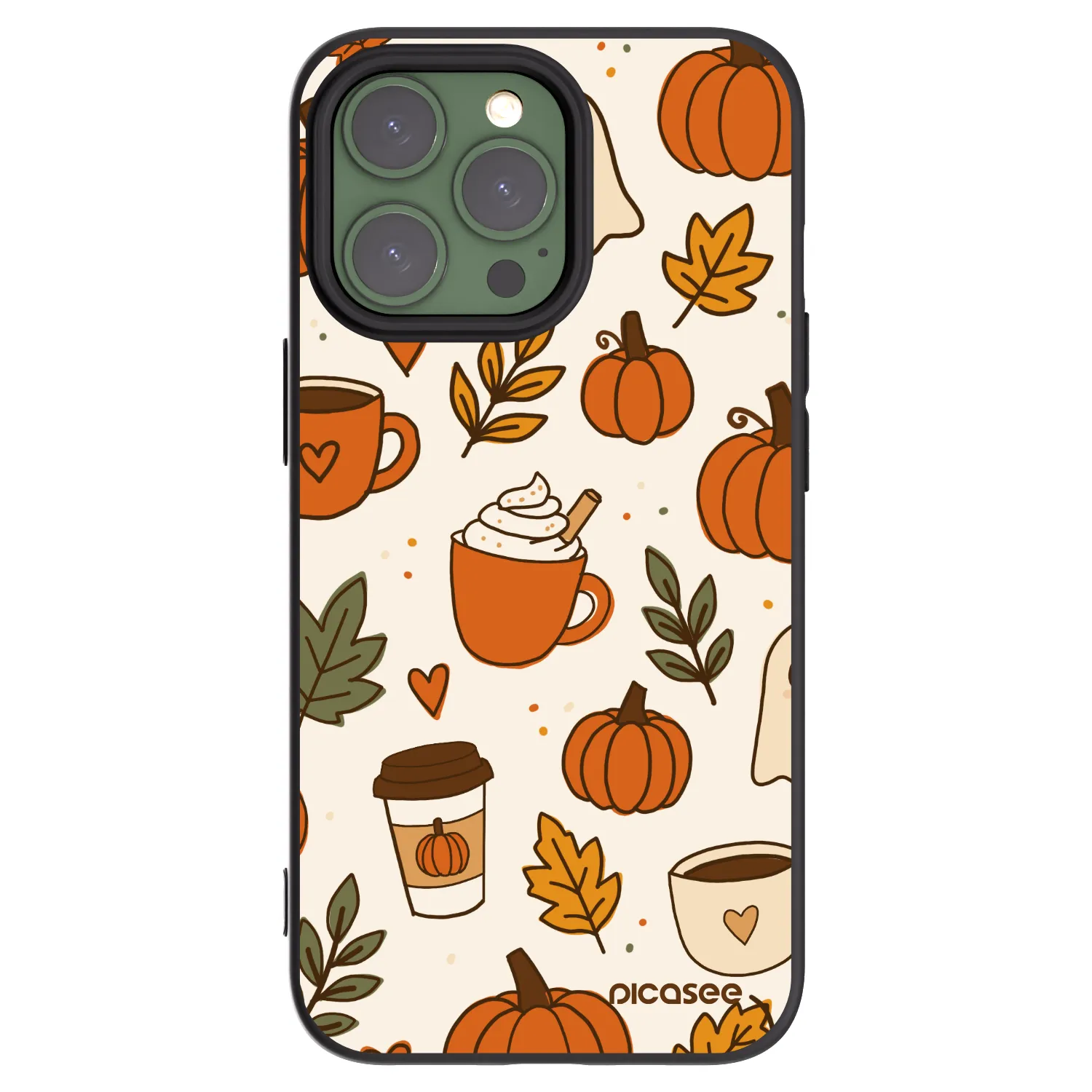 Picasee silikonski črni ovitek za Apple iPhone 13 Pro - Fall vibes