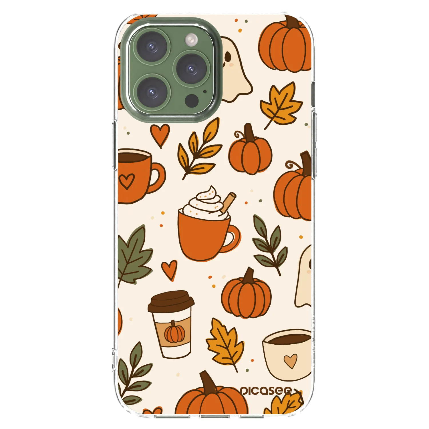 Picasee silikonski prozorni ovitek za Apple iPhone 13 Pro Max - Fall vibes