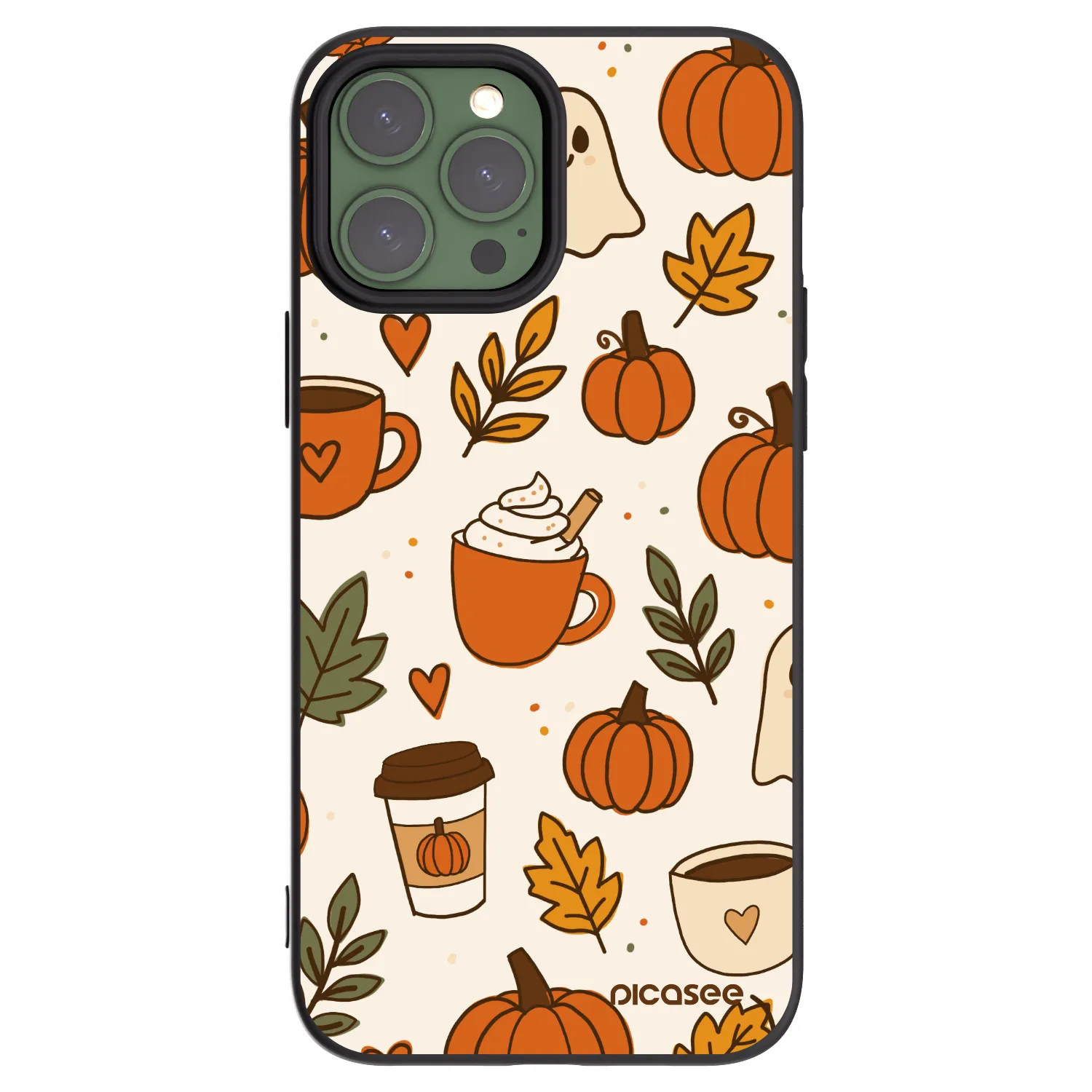 Picasee silikonski črni ovitek za Apple iPhone 13 Pro Max - Fall vibes