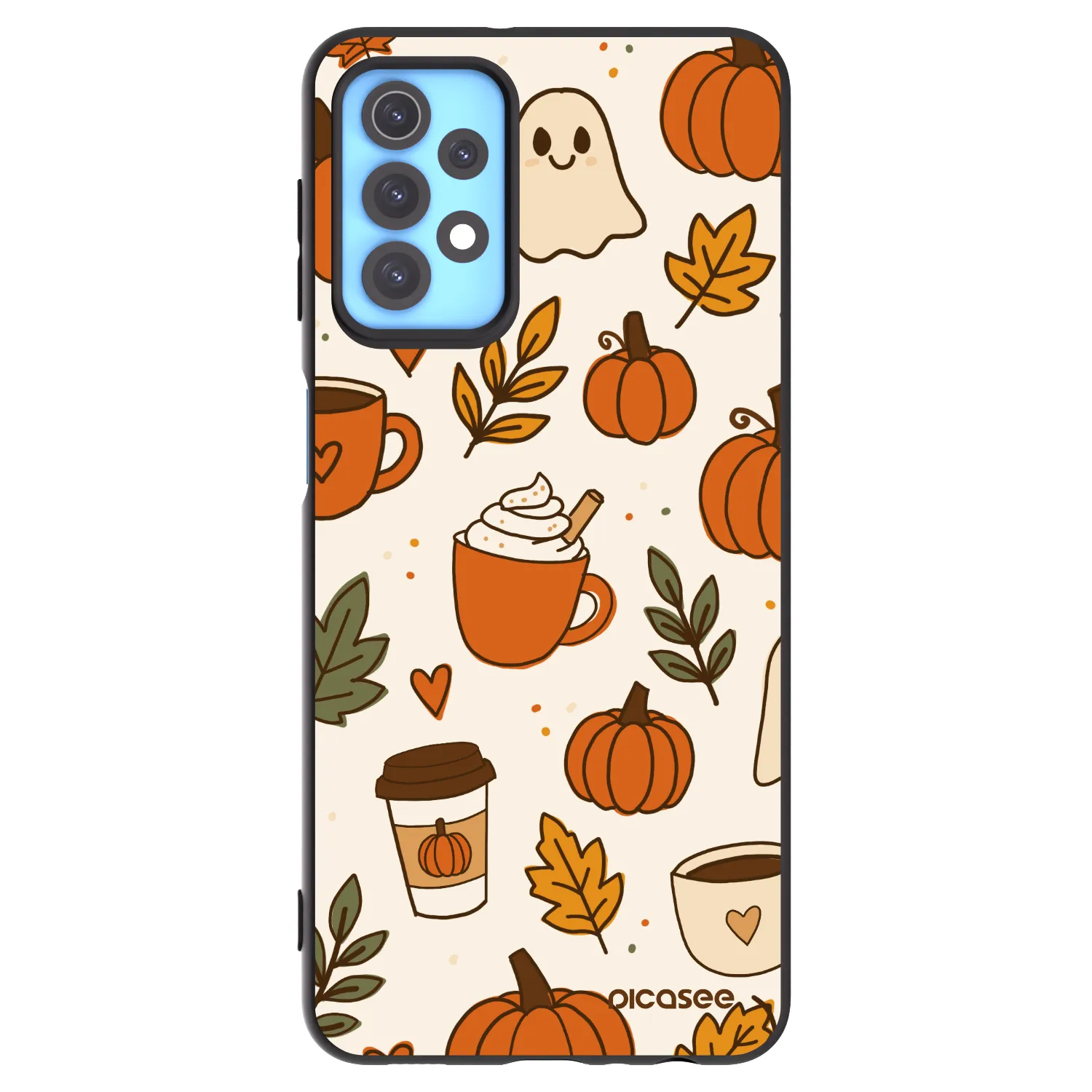 Picasee silikonski črni ovitek za Samsung Galaxy A32 4G SM-A325F - Fall vibes