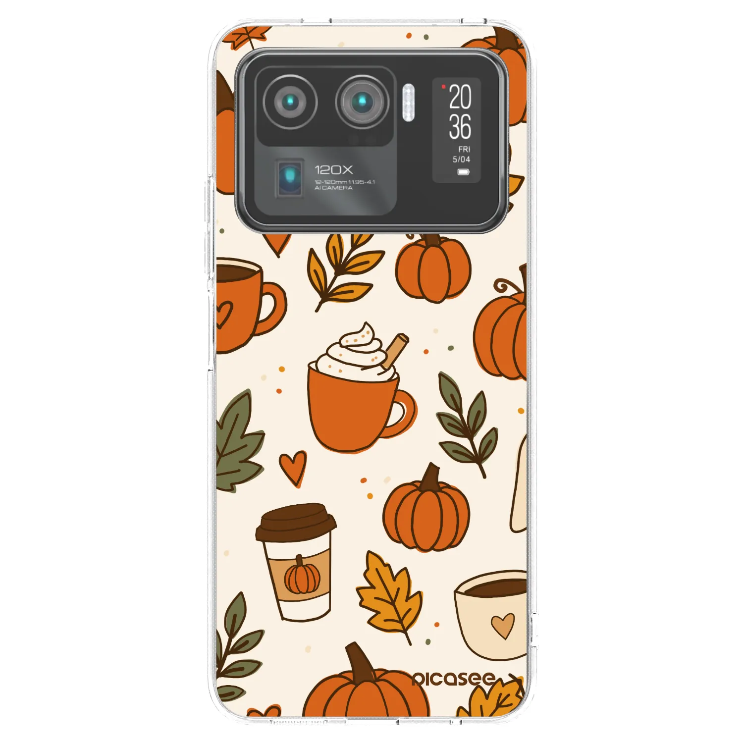 Picasee silikonski prozorni ovitek za Xiaomi Mi 11 Ultra - Fall vibes