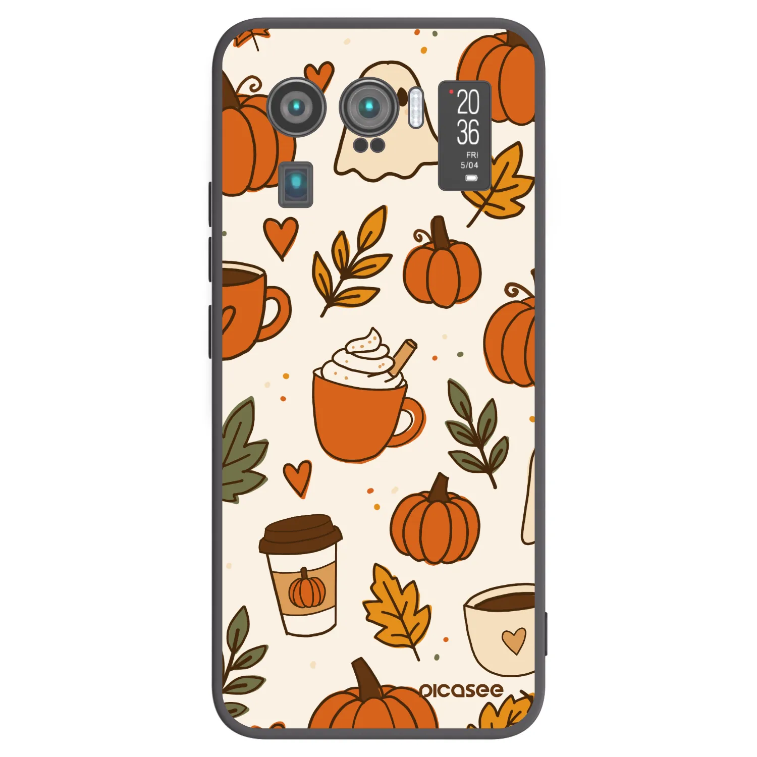 Picasee silikonski črni ovitek za Xiaomi Mi 11 Ultra - Fall vibes