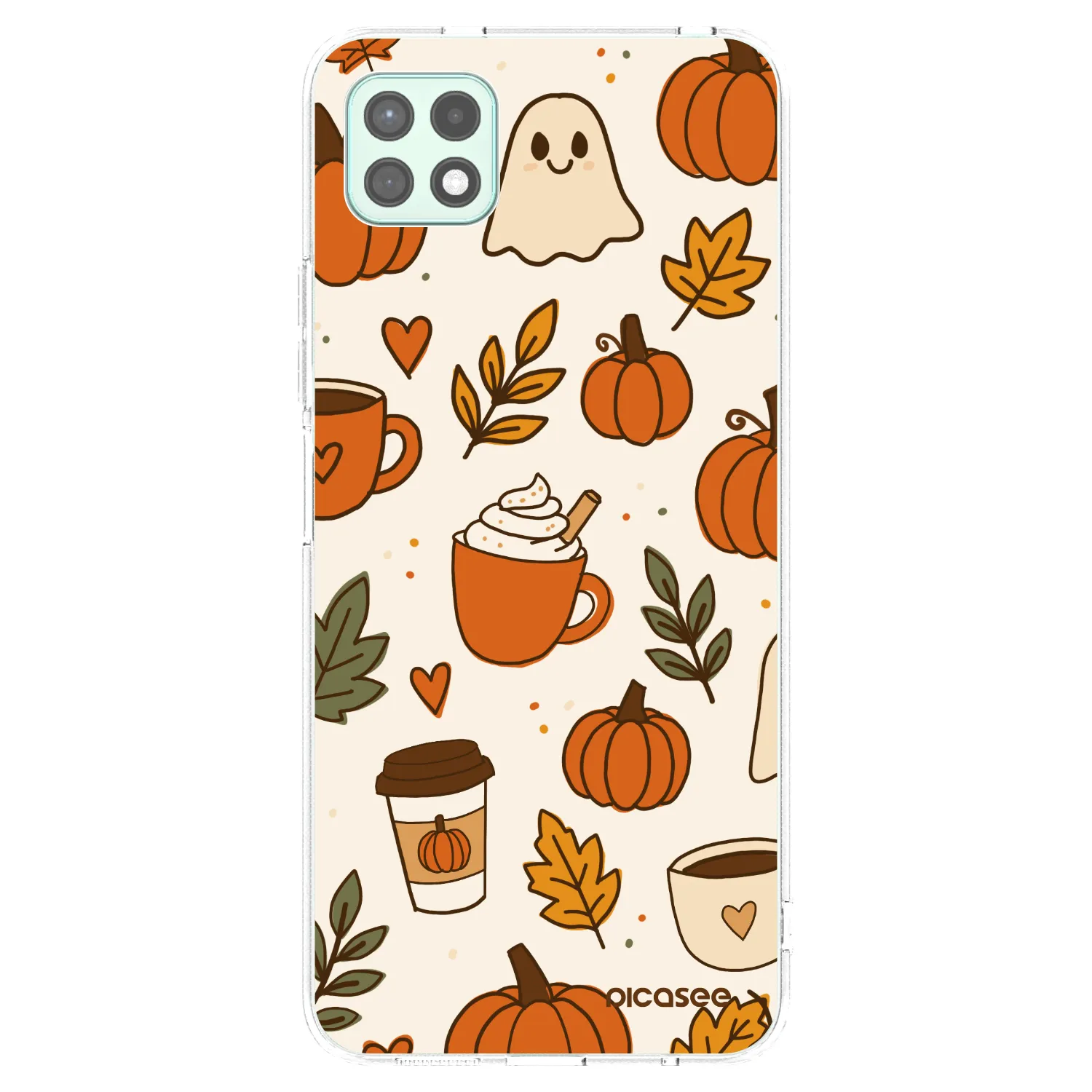 Picasee silikonski prozorni ovitek za Samsung Galaxy A22 A226B 5G - Fall vibes