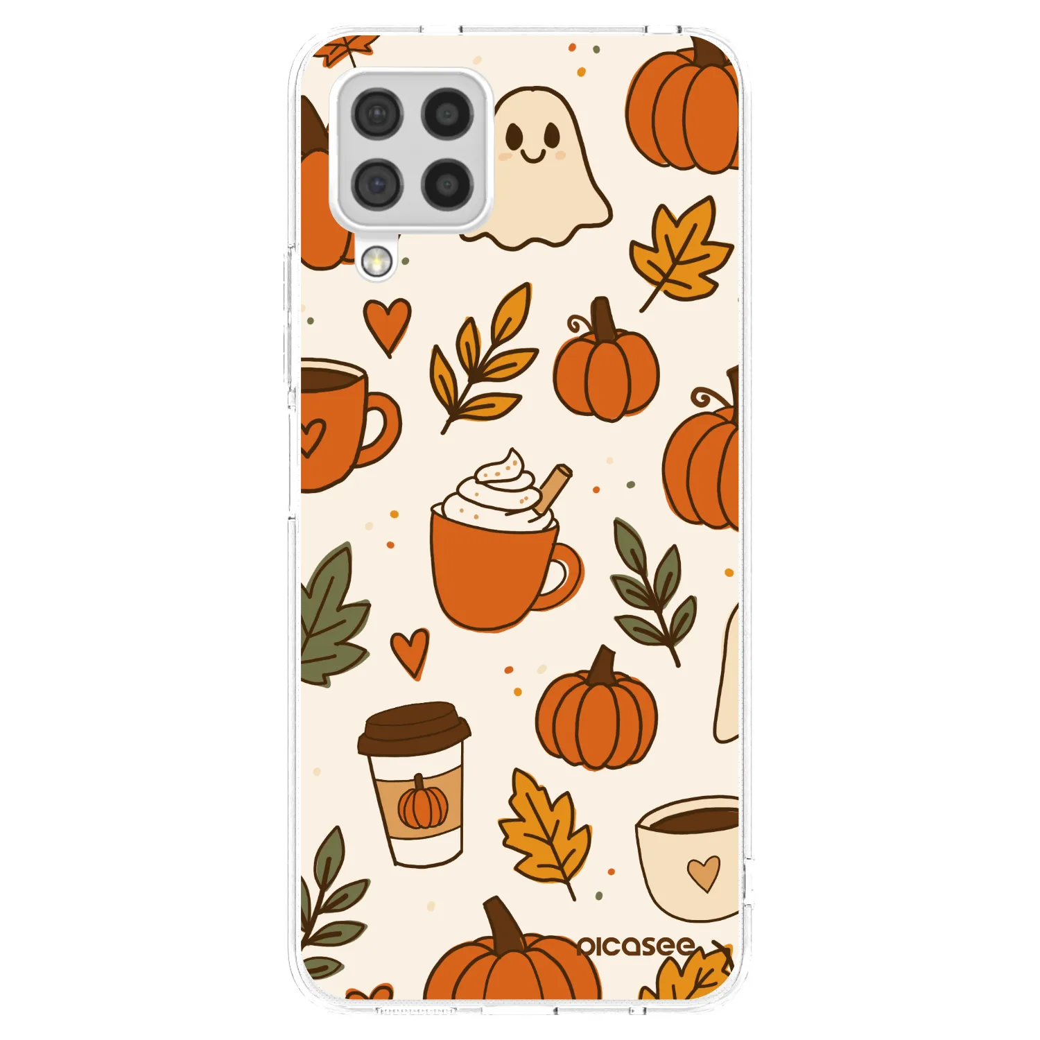 Picasee silikonski prozorni ovitek za Samsung Galaxy A22 A225F 4G - Fall vibes