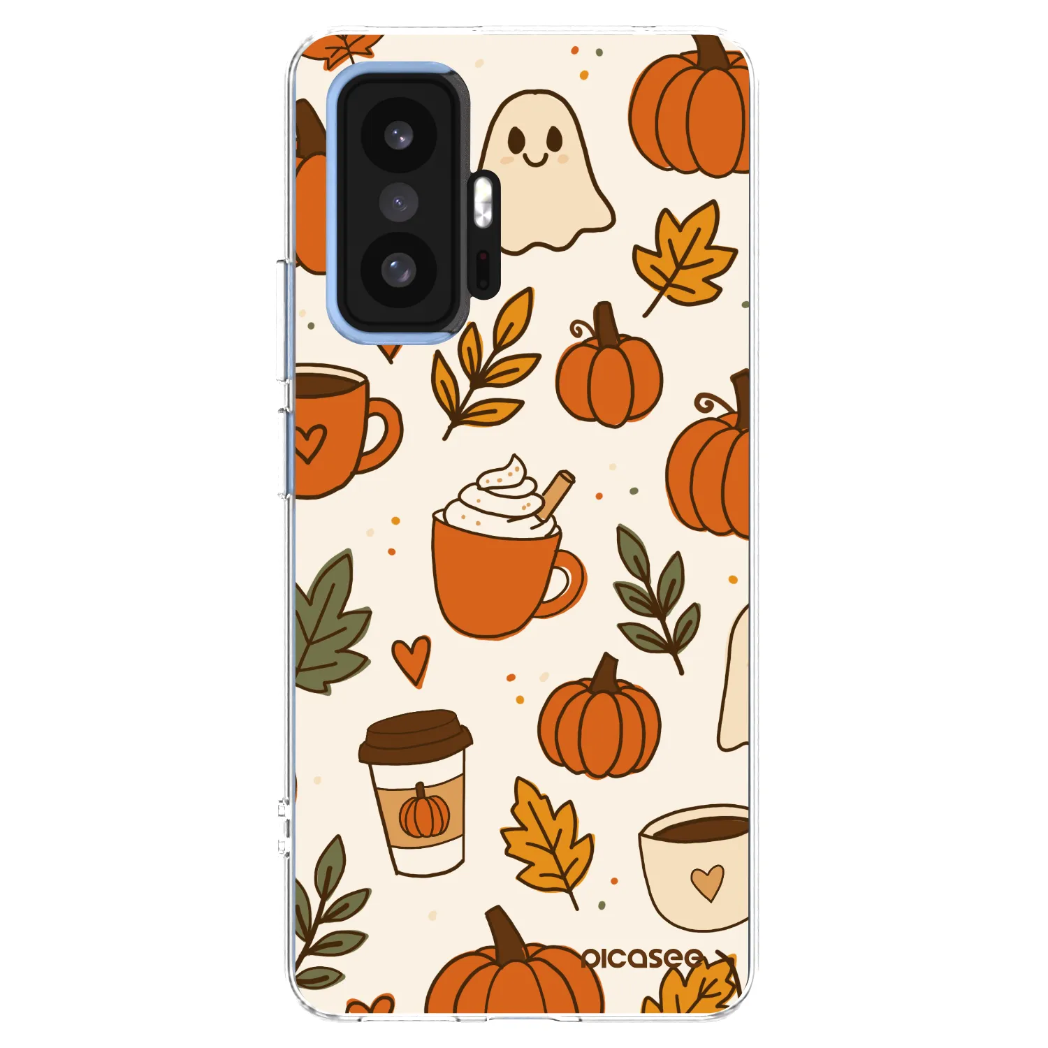 Picasee silikonski prozorni ovitek za Xiaomi 11T Pro - Fall vibes