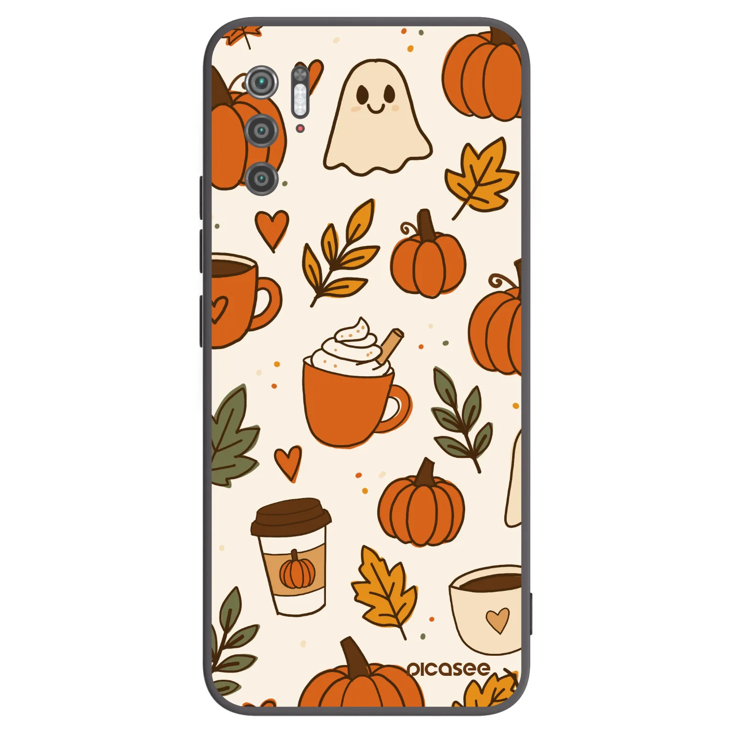 Picasee silikonski črni ovitek za Xiaomi Poco M3 Pro 5G - Fall vibes