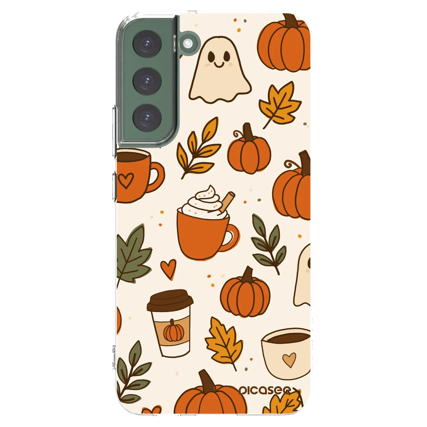 Picasee silikonski prozorni ovitek za Samsung Galaxy S22+ 5G - Fall vibes