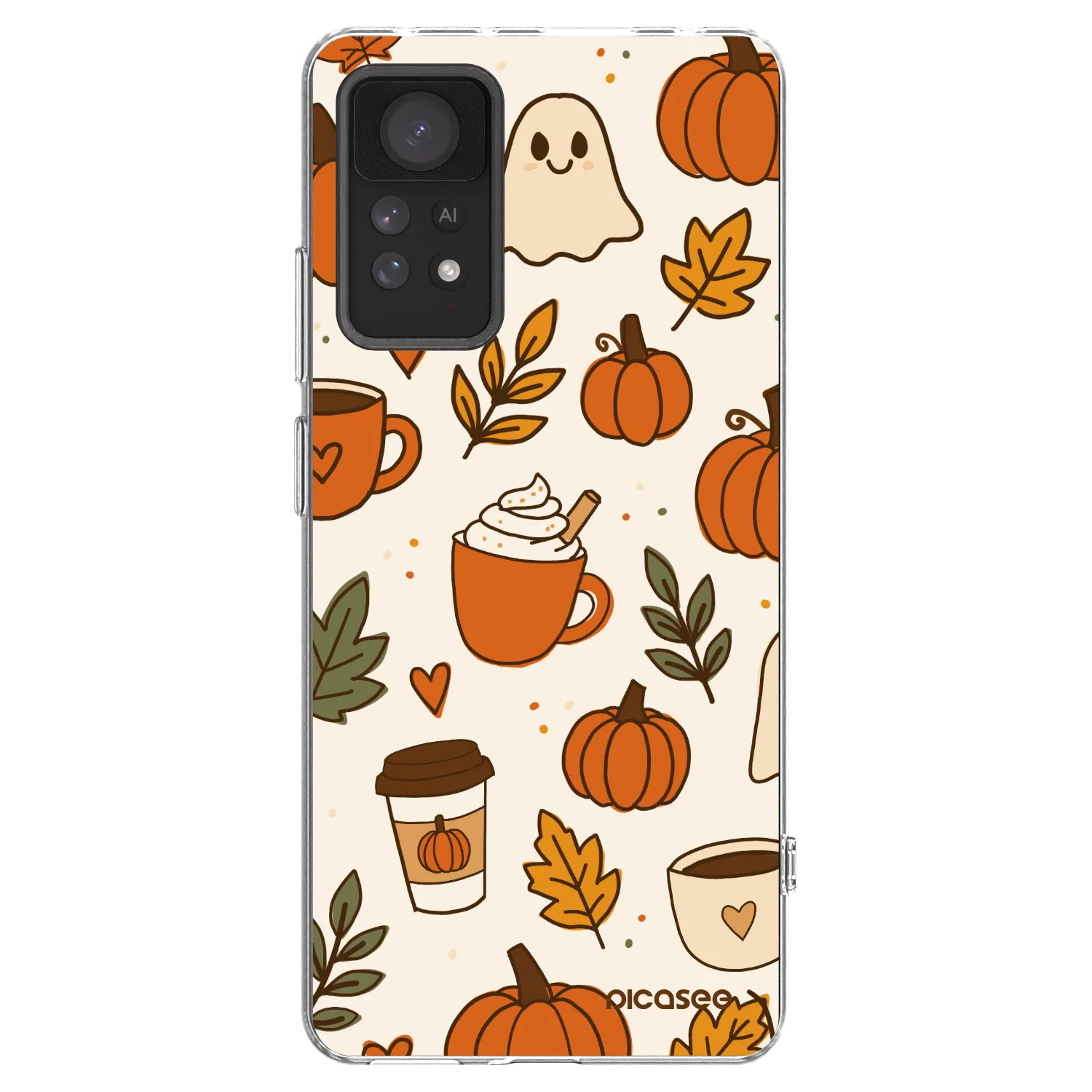 Picasee silikonski prozorni ovitek za Xiaomi Redmi Note 11 Pro 5G - Fall vibes
