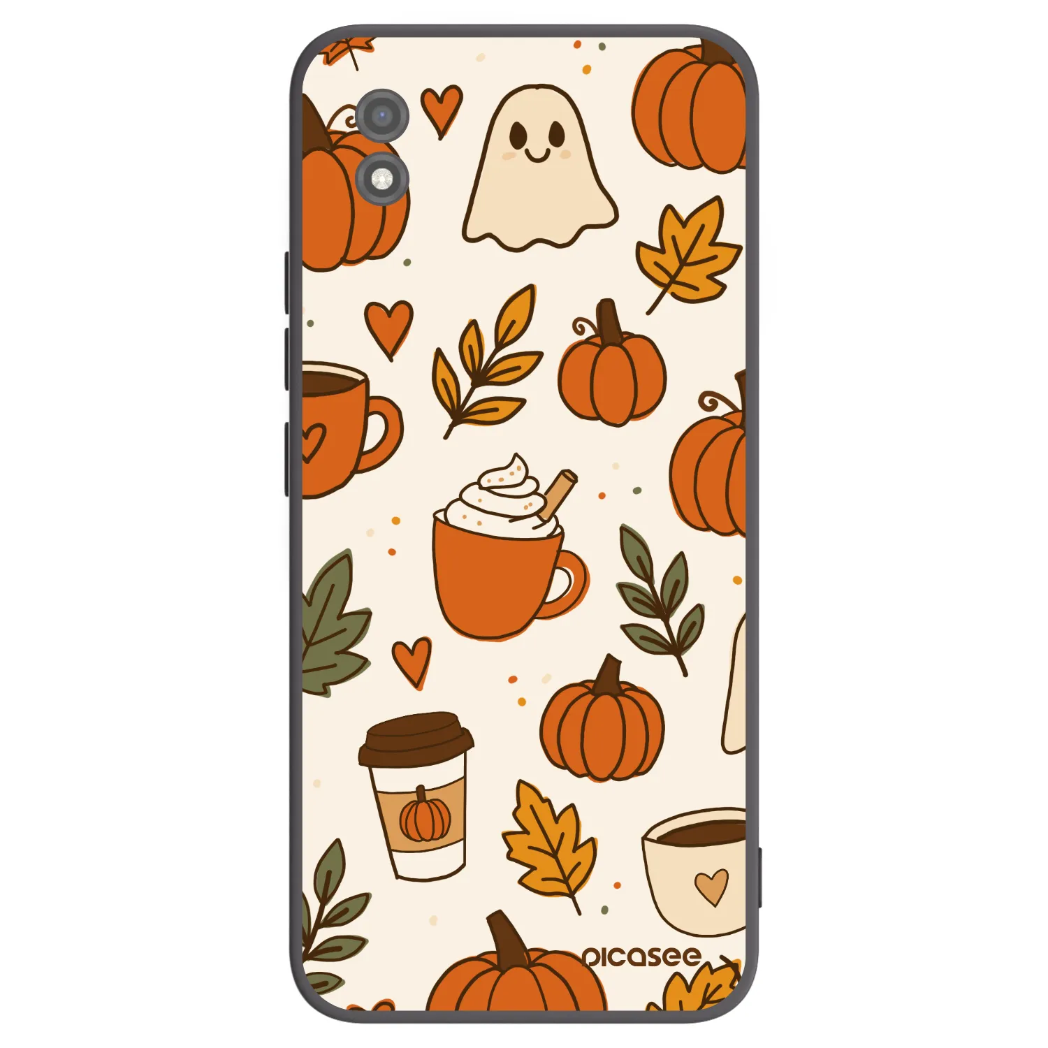 Picasee silikonski črni ovitek za Realme C11 (2021) - Fall vibes
