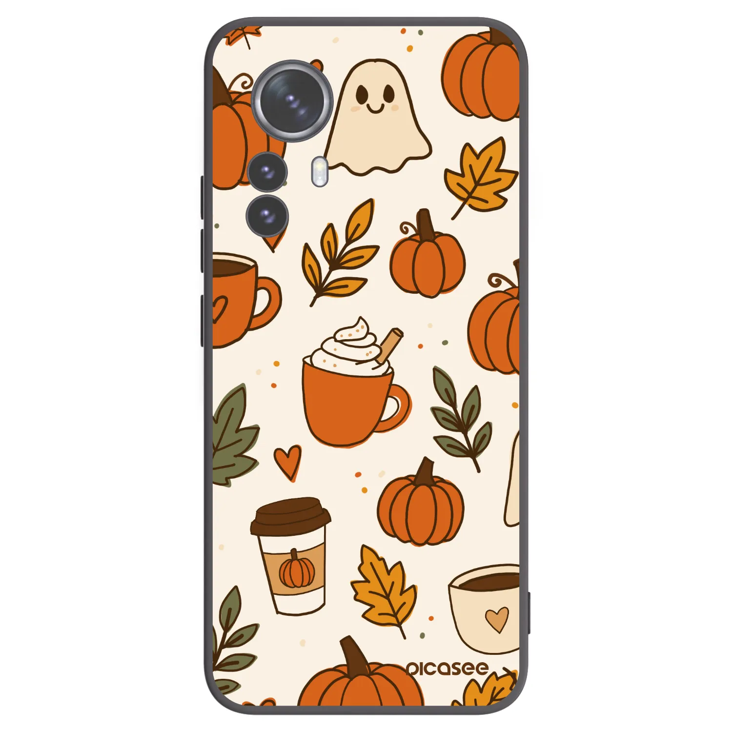 Picasee silikonski črni ovitek za Xiaomi 12 Pro - Fall vibes
