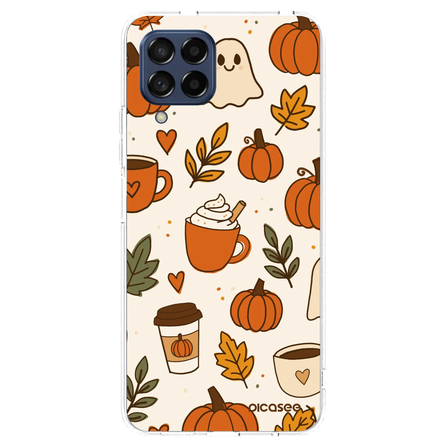 Picasee silikonski prozorni ovitek za Samsung Galaxy M53 5G - Fall vibes