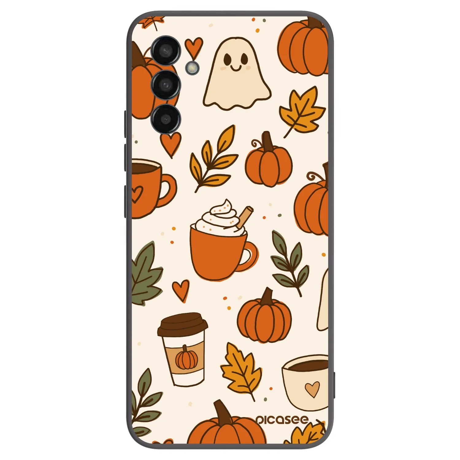 Picasee silikonski črni ovitek za Samsung Galaxy M13 M135F - Fall vibes