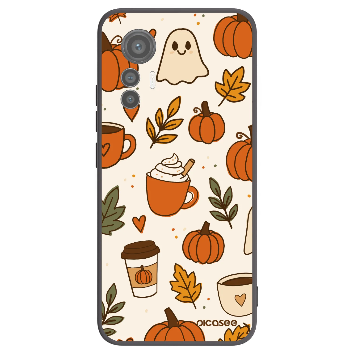 Picasee silikonski črni ovitek za Xiaomi 12 Lite - Fall vibes