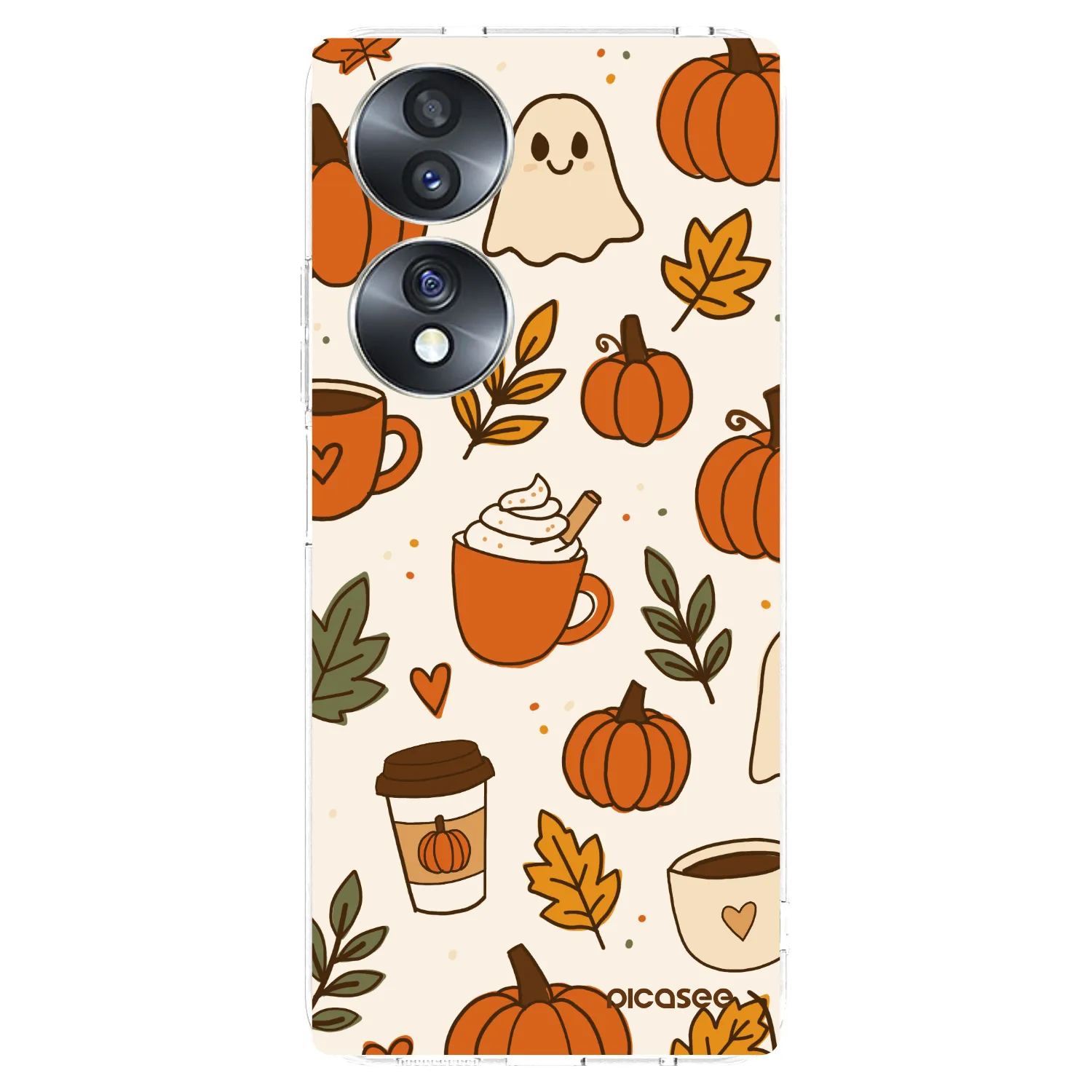 Picasee silikonski prozorni ovitek za Honor 70 - Fall vibes