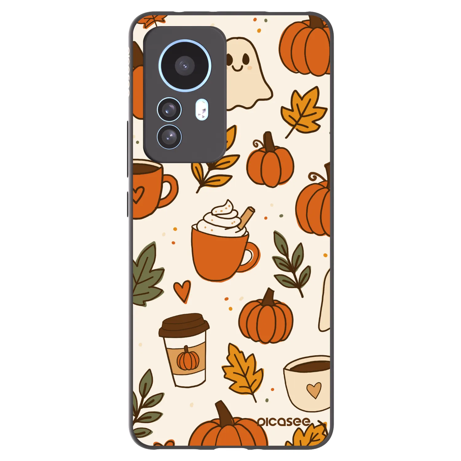 Picasee silikonski črni ovitek za Xiaomi 12T - Fall vibes