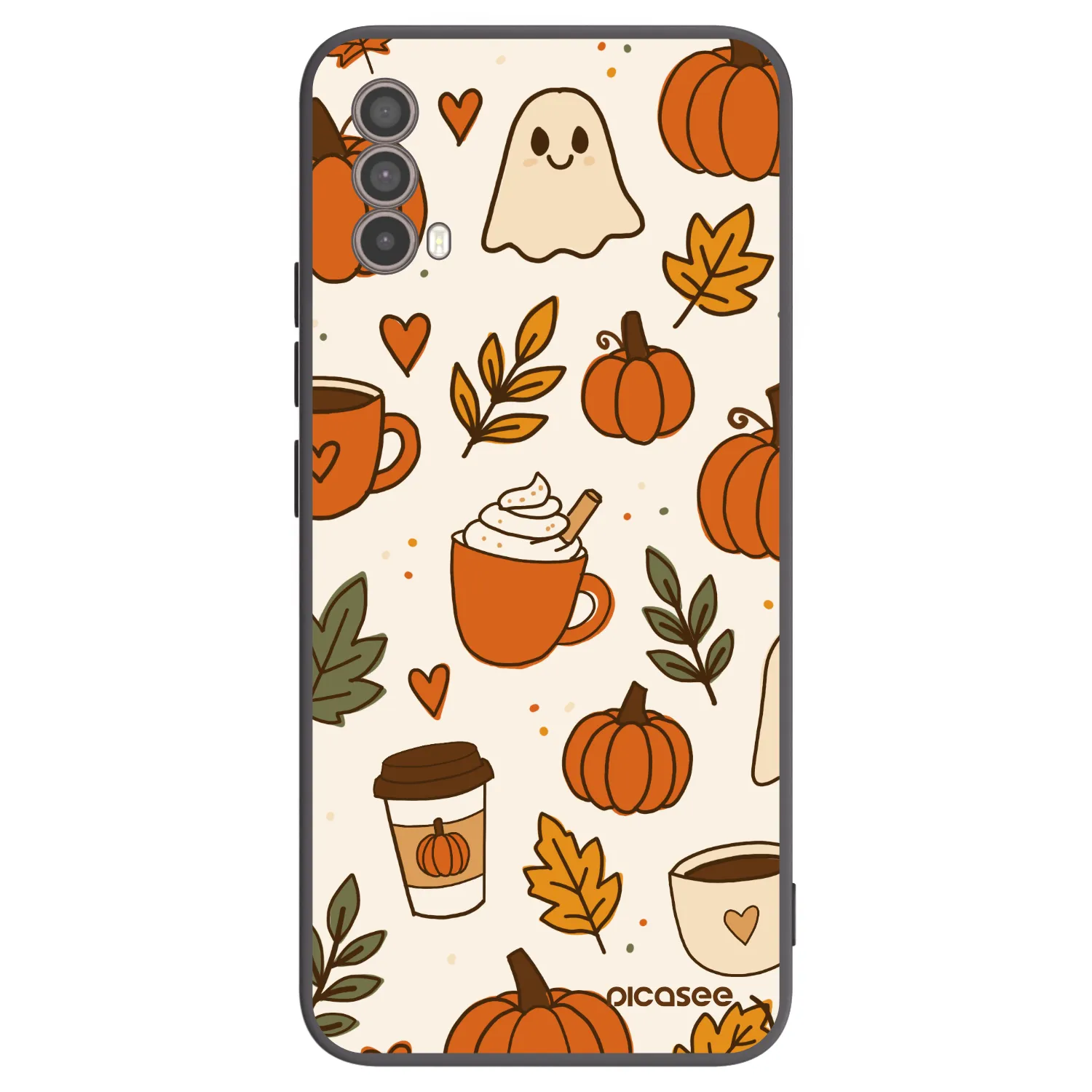 Picasee silikonski črni ovitek za Motorola Moto E40 - Fall vibes