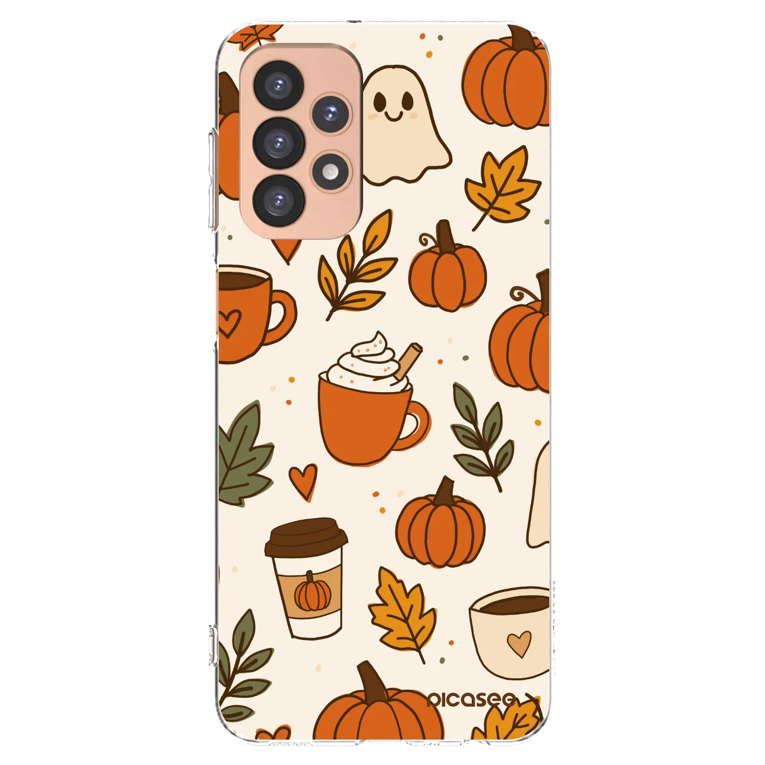 Picasee silikonski prozorni ovitek za Samsung Galaxy A23 A236B 5G - Fall vibes