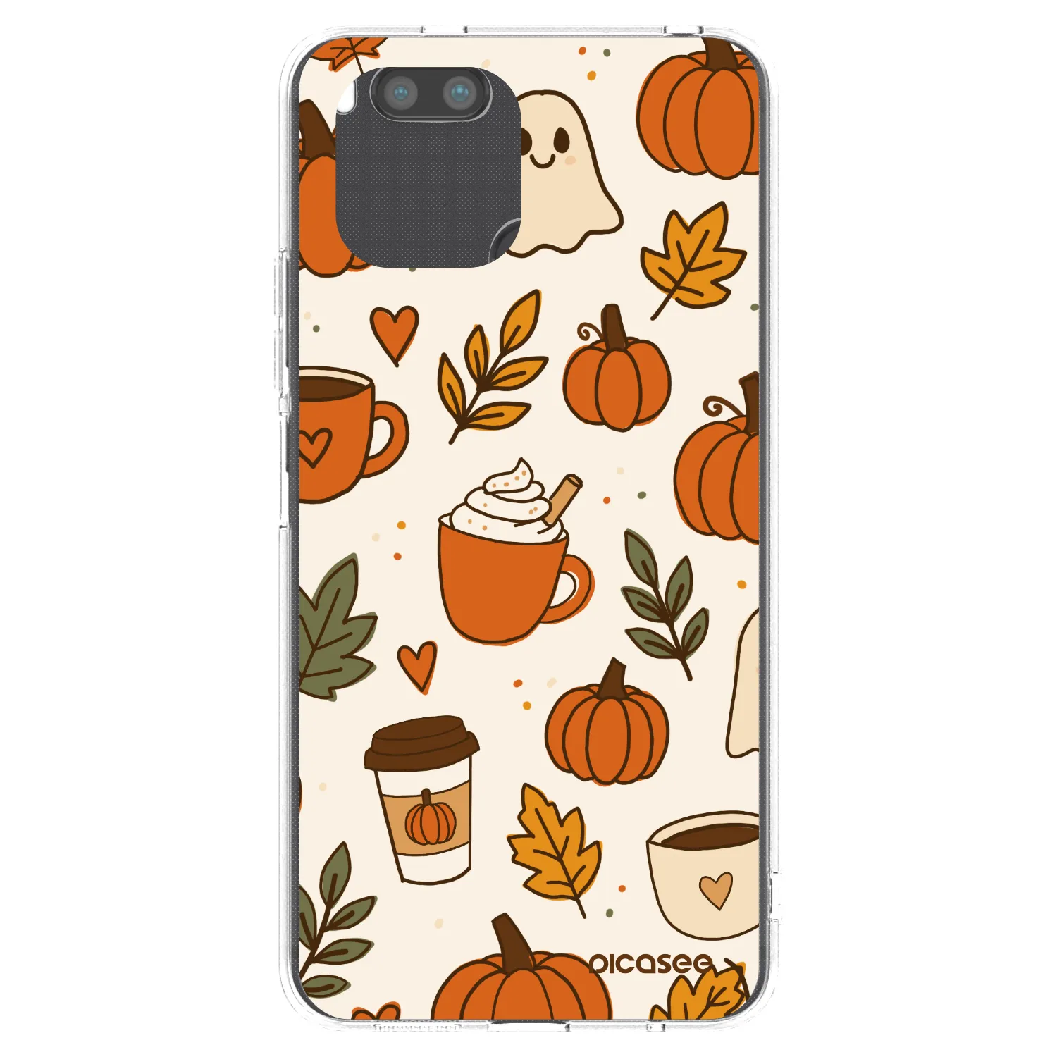 Picasee silikonski prozorni ovitek za Xiaomi Redmi A1 - Fall vibes