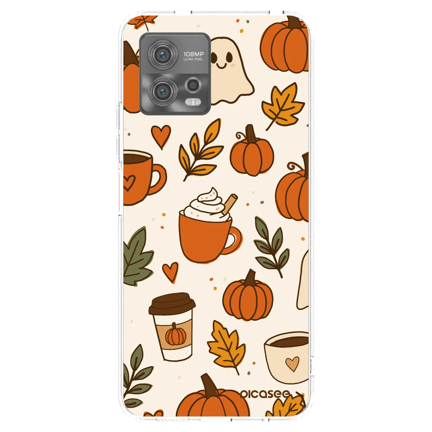 Picasee silikonski prozorni ovitek za Motorola Moto G72 - Fall vibes
