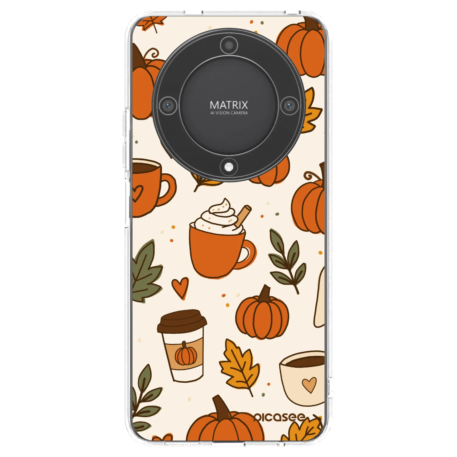 Picasee silikonski prozorni ovitek za Honor Magic5 Lite 5G - Fall vibes