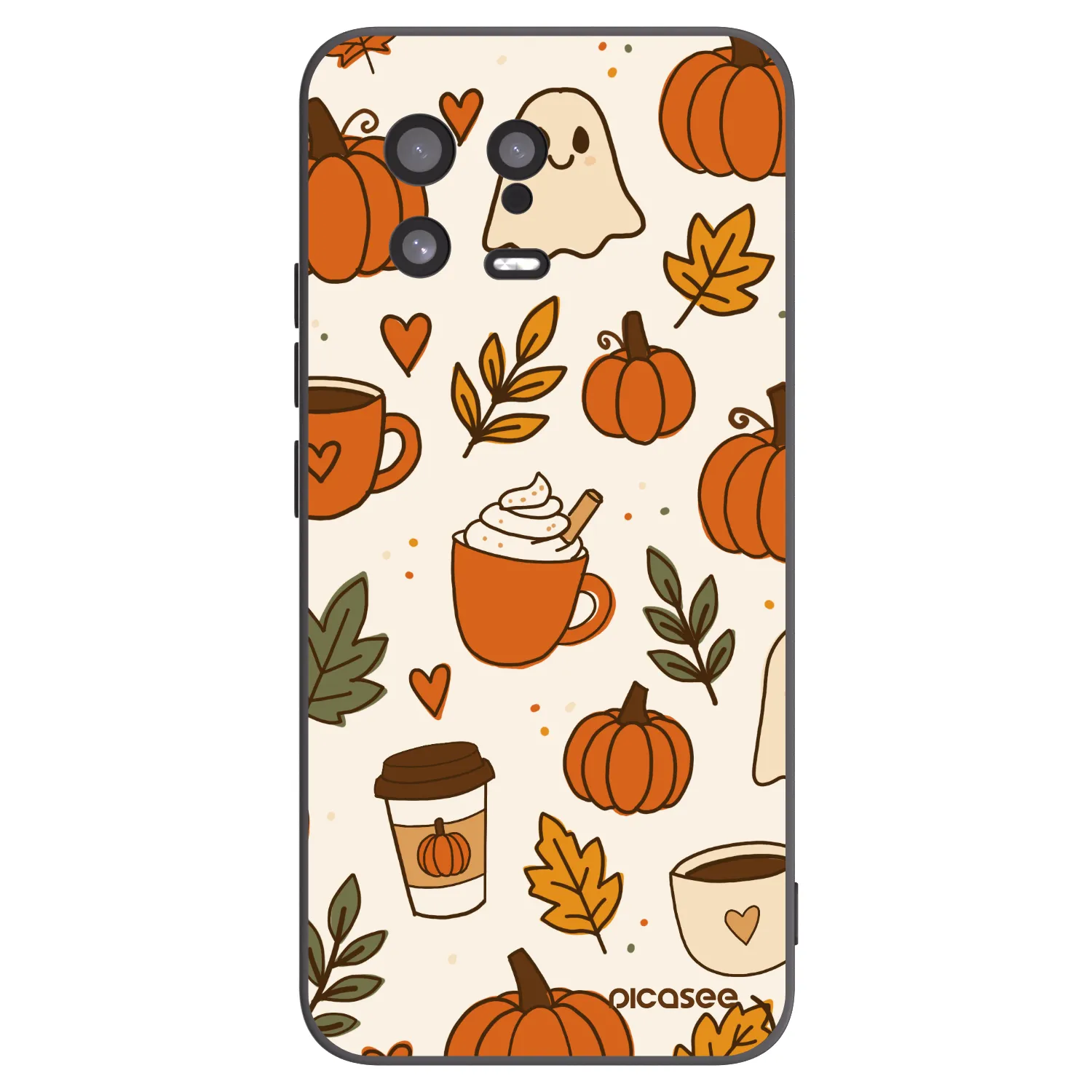 Picasee silikonski črni ovitek za Xiaomi 13 - Fall vibes