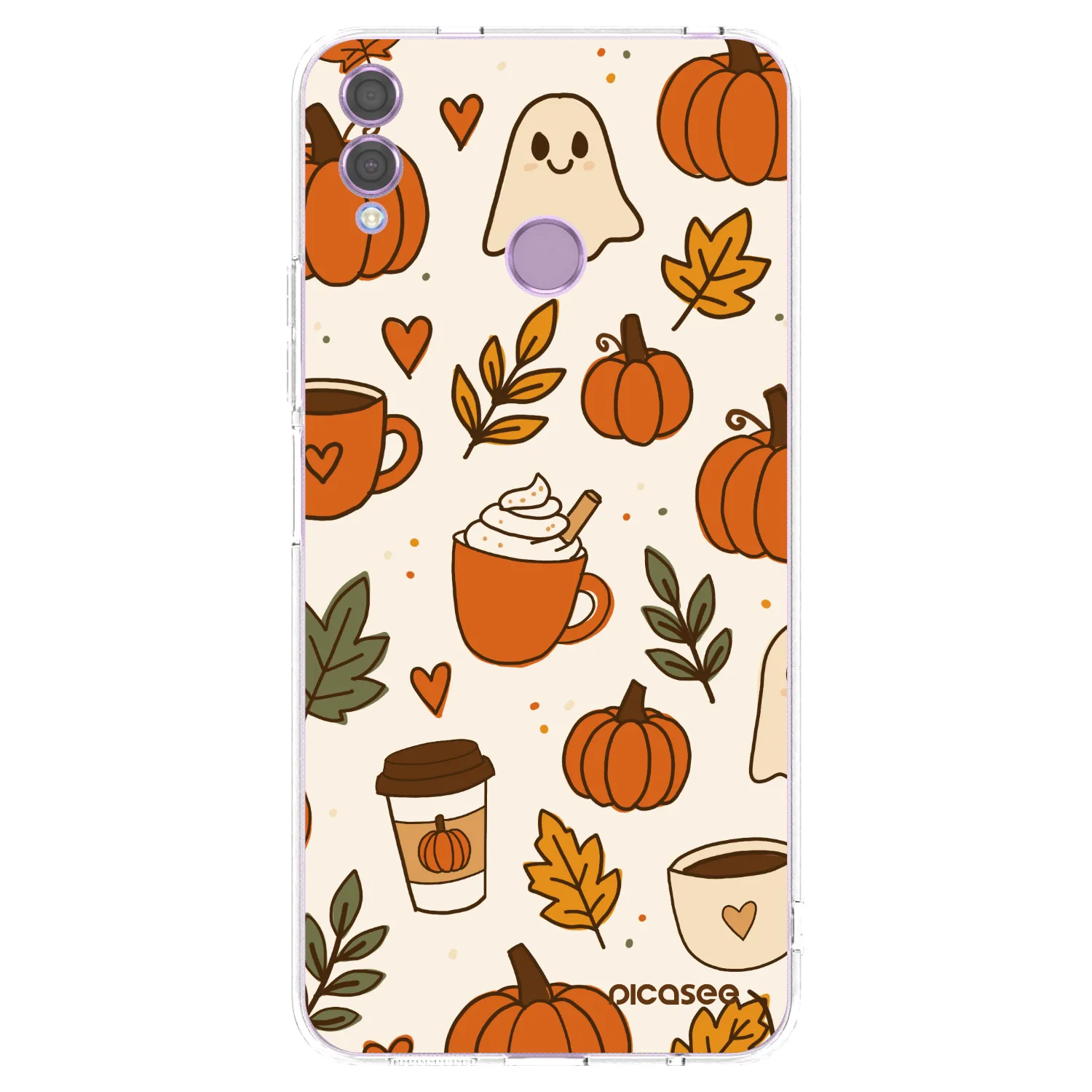 Picasee silikonski prozorni ovitek za Honor 8X - Fall vibes
