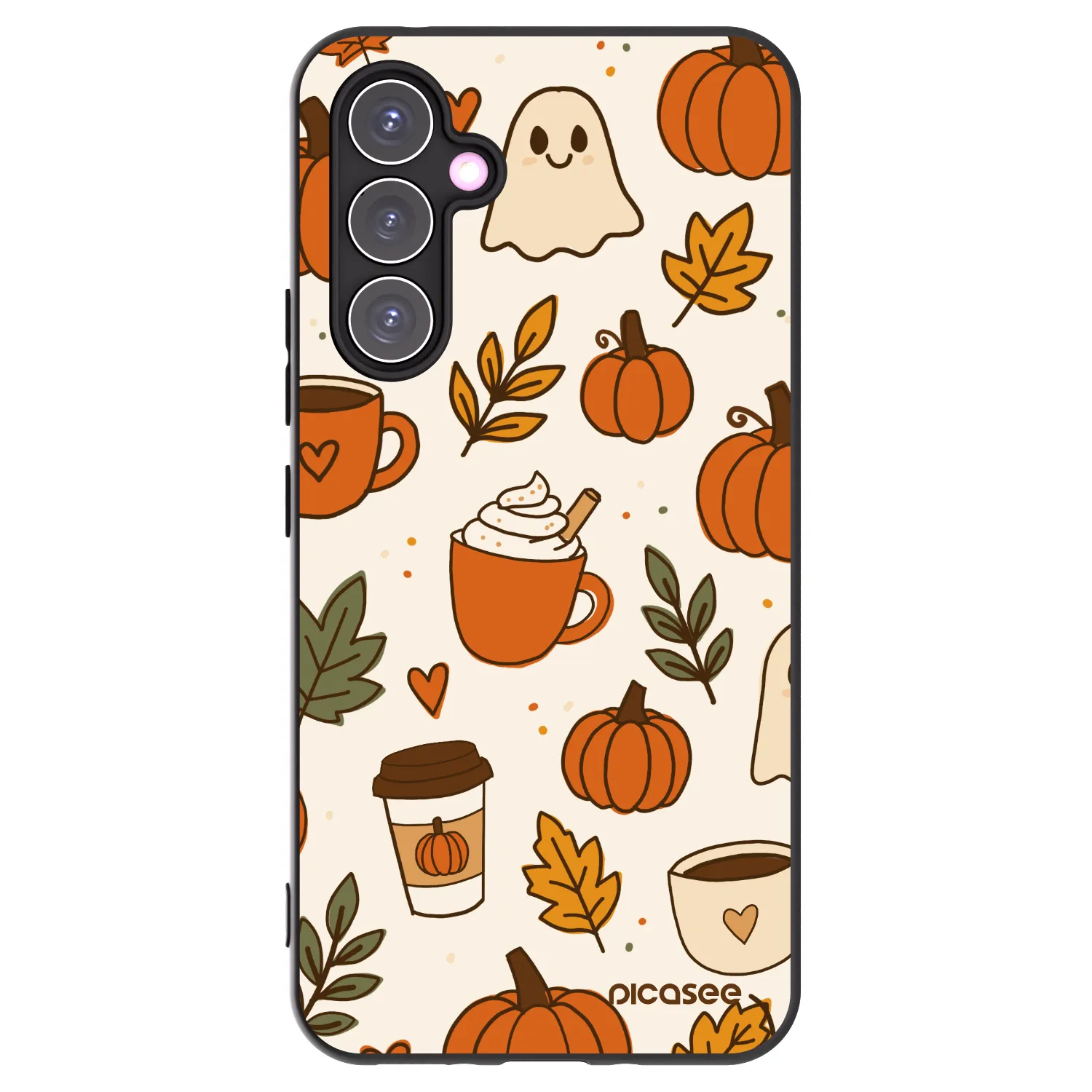 Picasee silikonski črni ovitek za Samsung Galaxy A54 5G A546B - Fall vibes