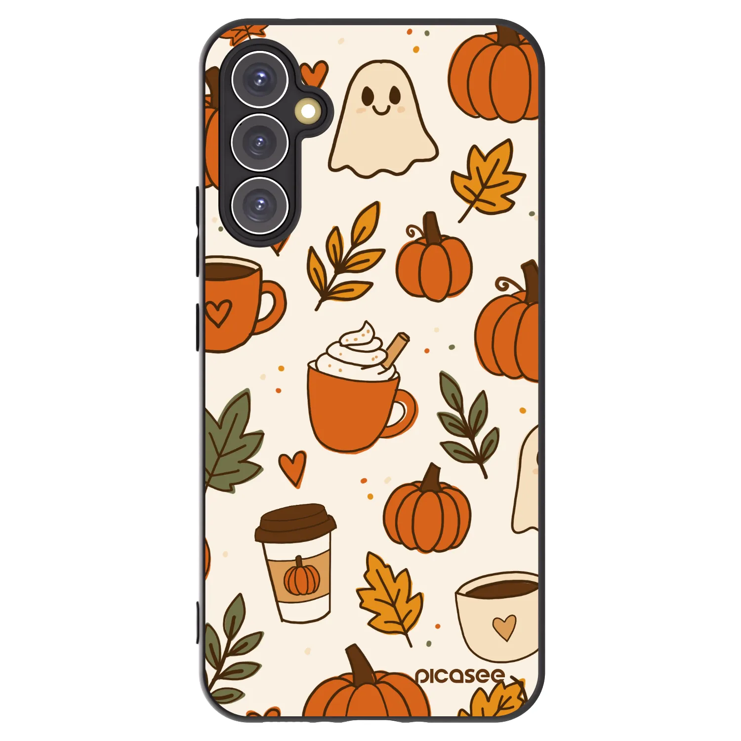 Picasee silikonski črni ovitek za Samsung Galaxy A34 5G A346B - Fall vibes