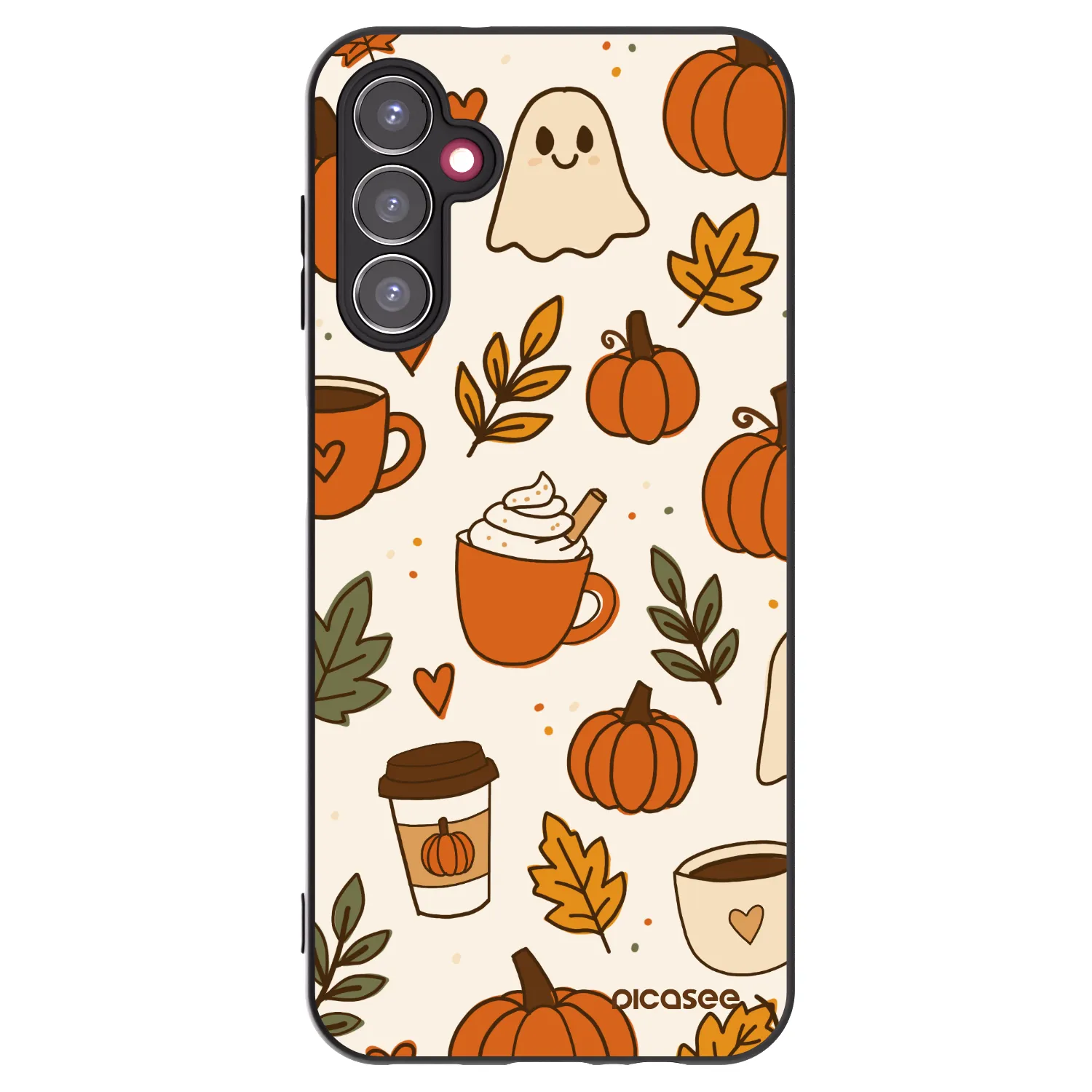Picasee silikonski črni ovitek za Samsung Galaxy A14 5G A146P - Fall vibes